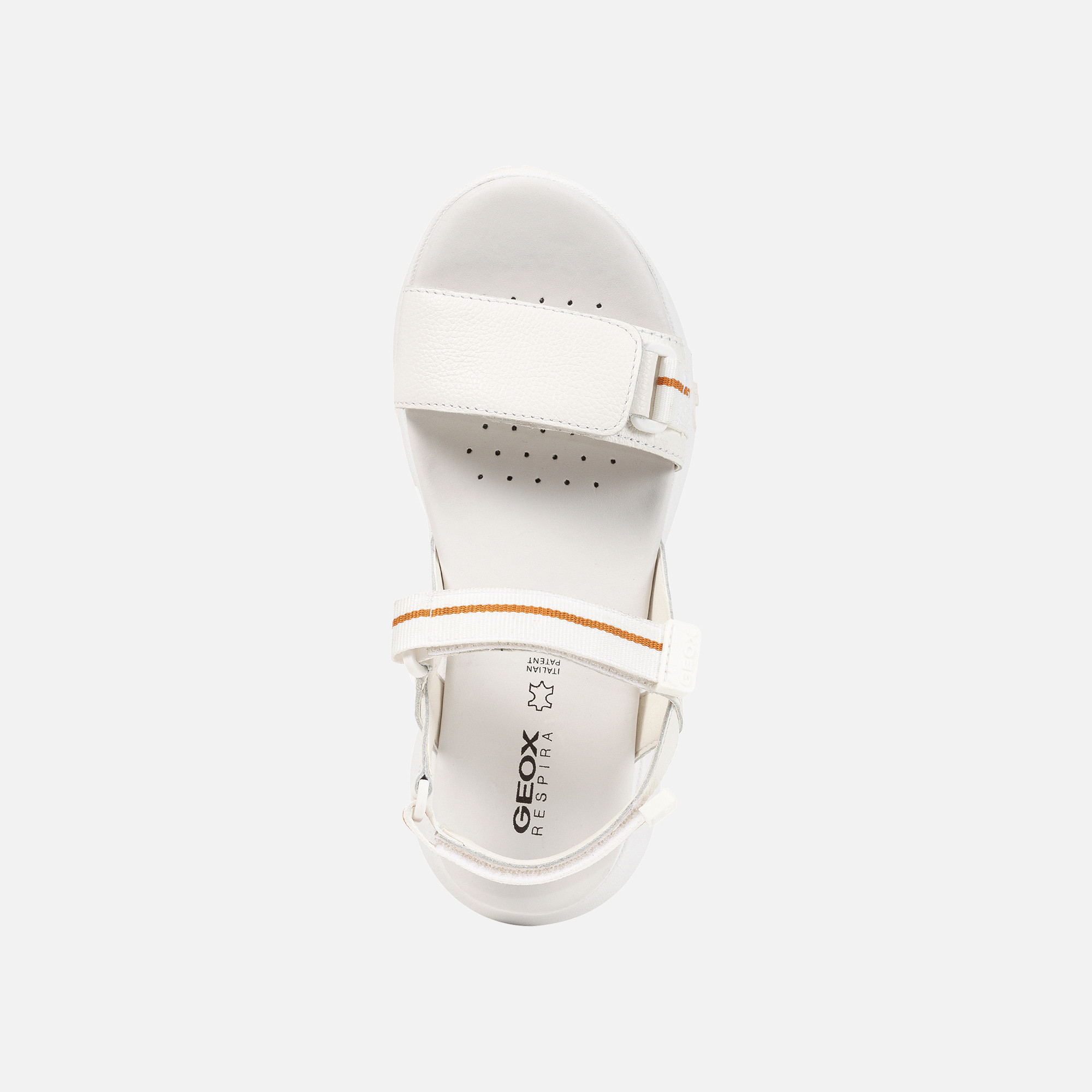 White women's sandals Geox Sorapis + Grip - Women
