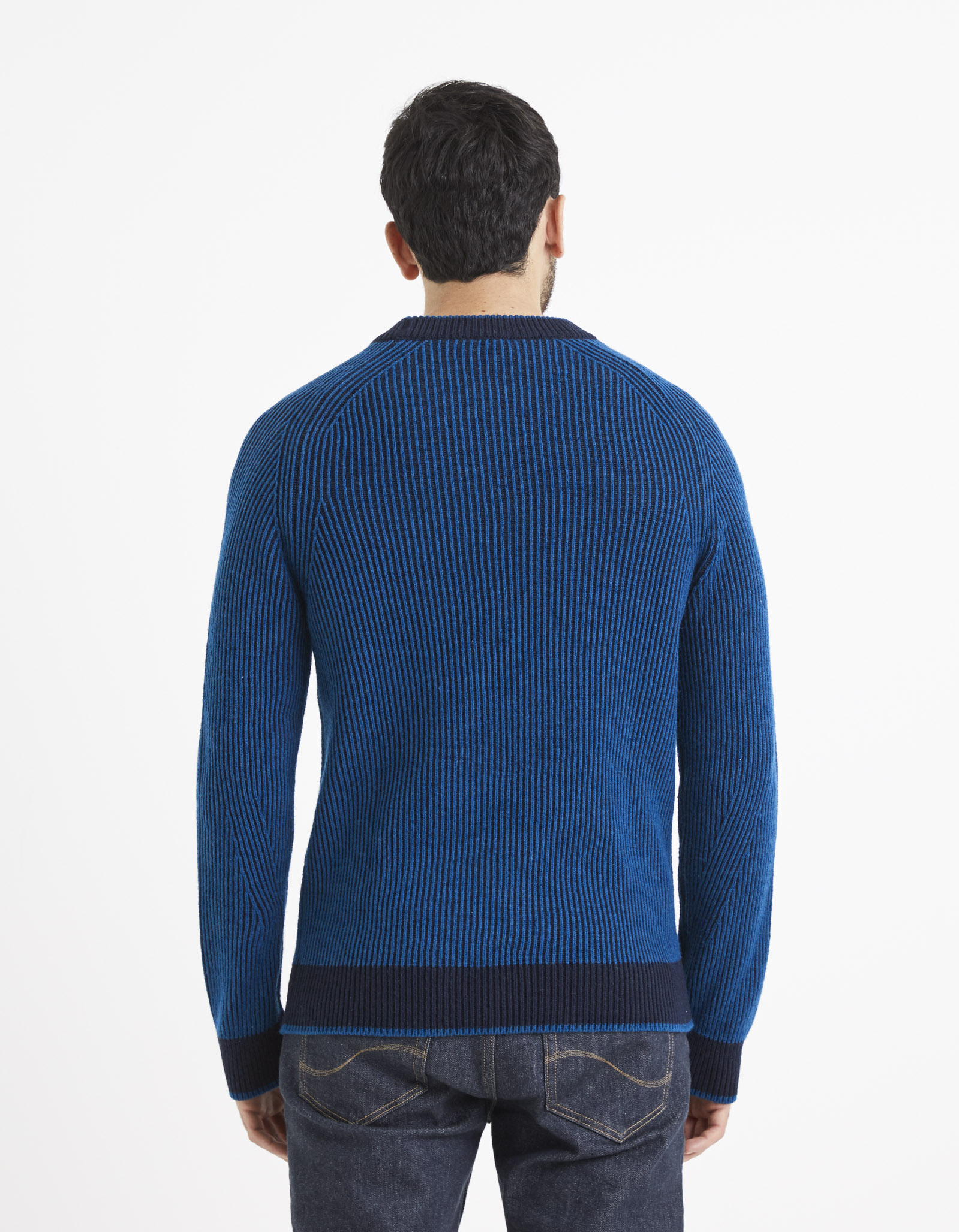 Pulovere pentru barbati Celio - albastru, negru