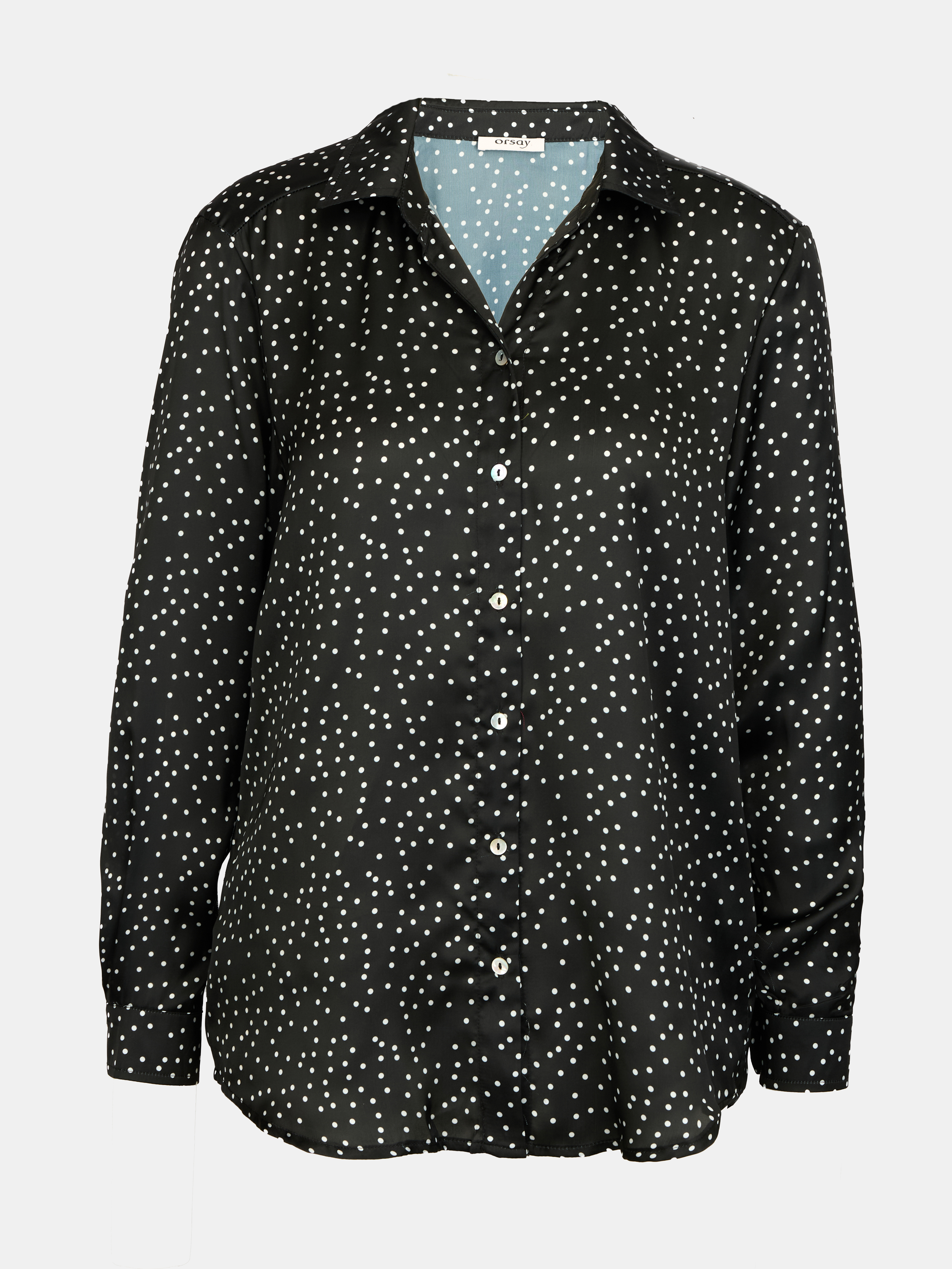 Černá vzorovaná halenka ORSAY