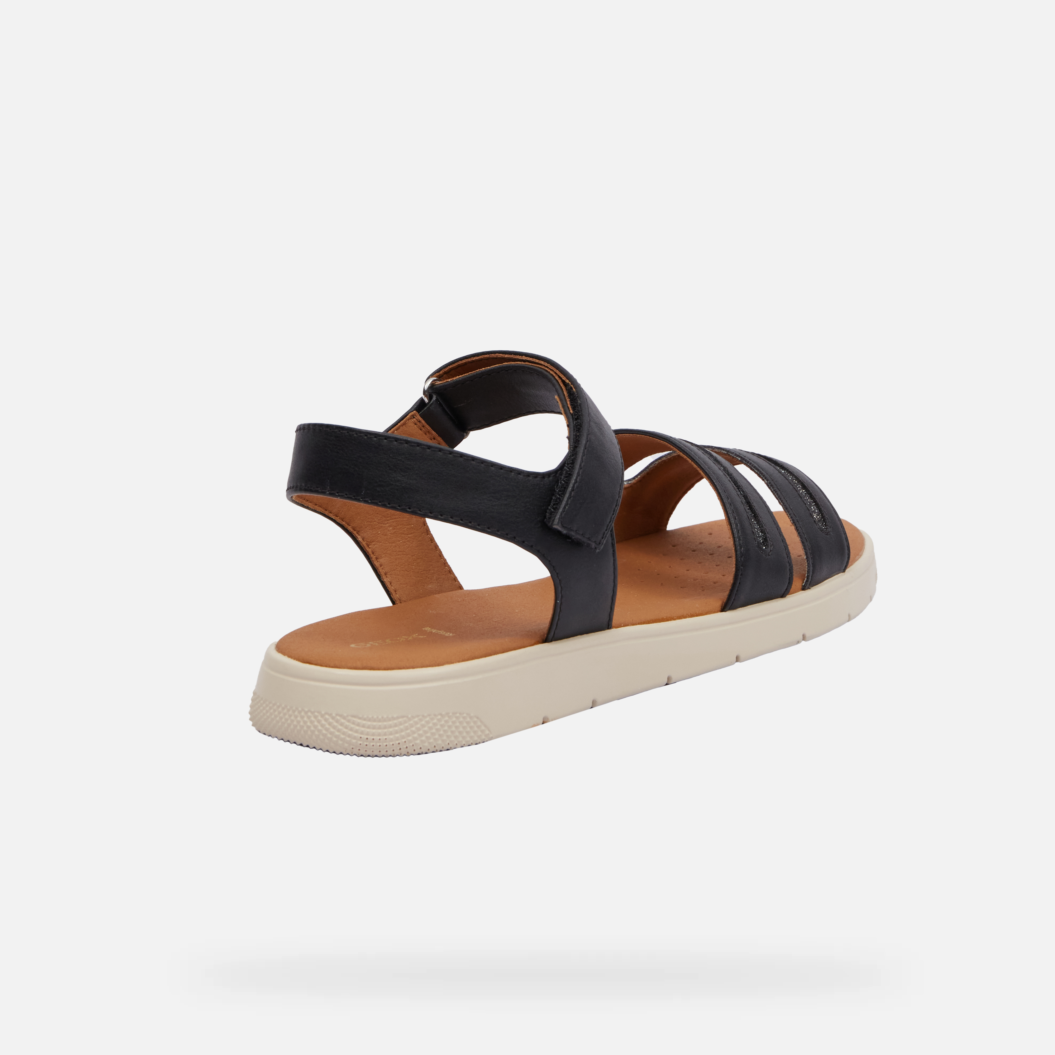 Black women's sandals Geox Dandra - Women's