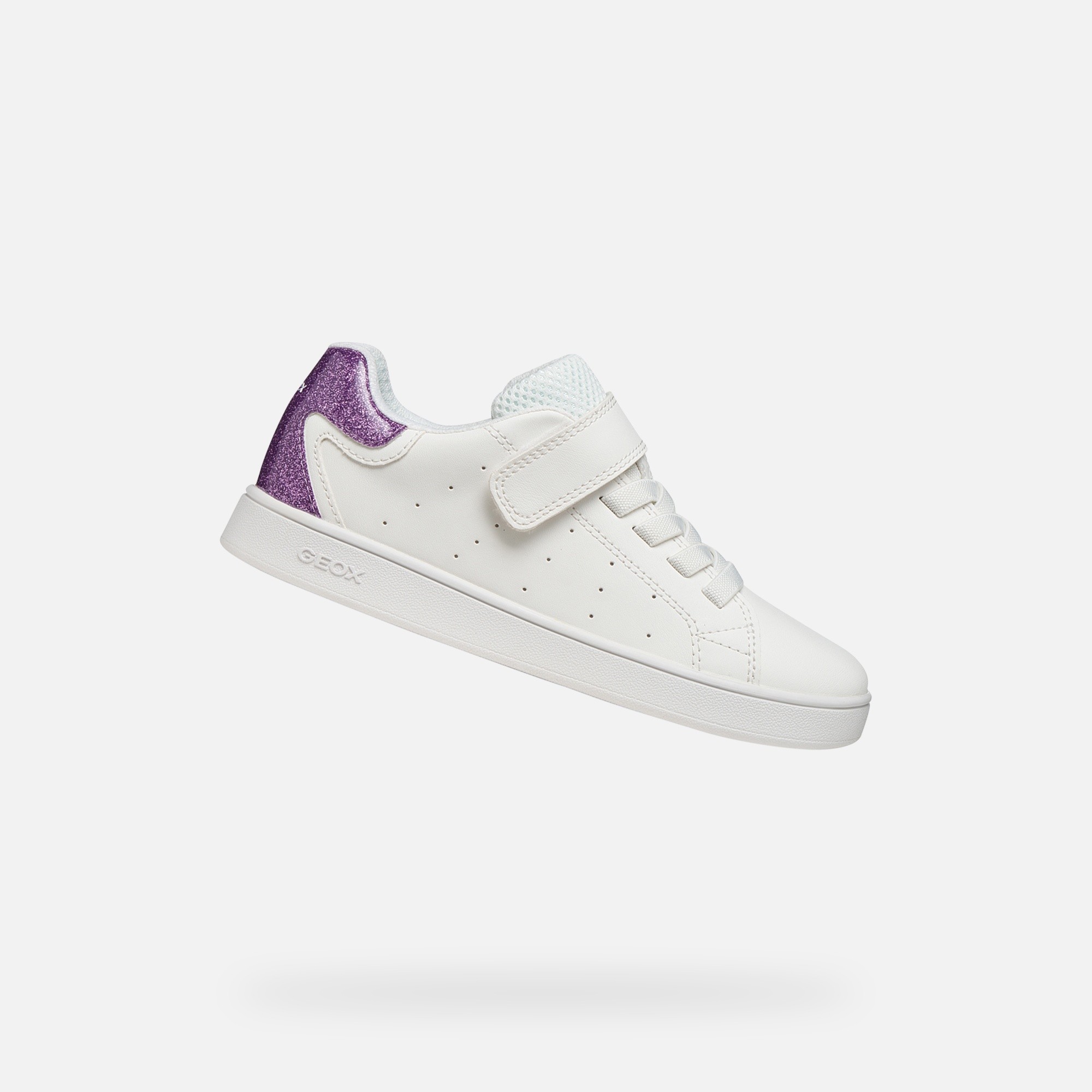 Bílé dívčí tenisky Geox Eclyper - Holky