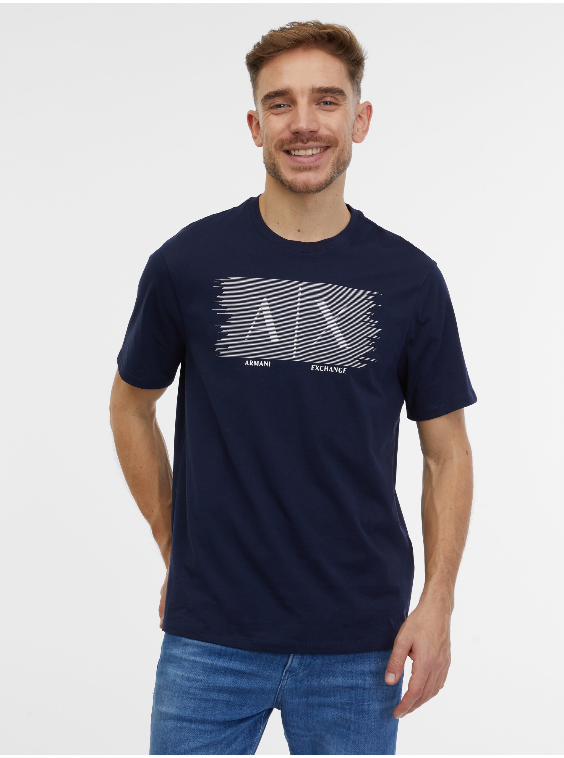 Dark blue Men's T-Shirt Armani Exchange - Men