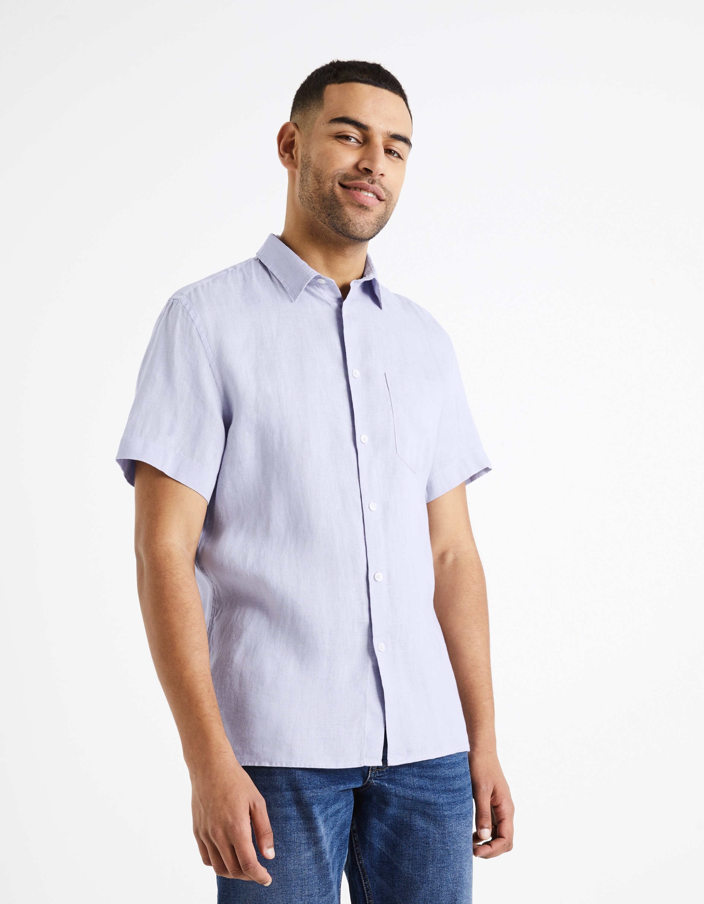 Celio Linen Shirt Damarlin - Men's
