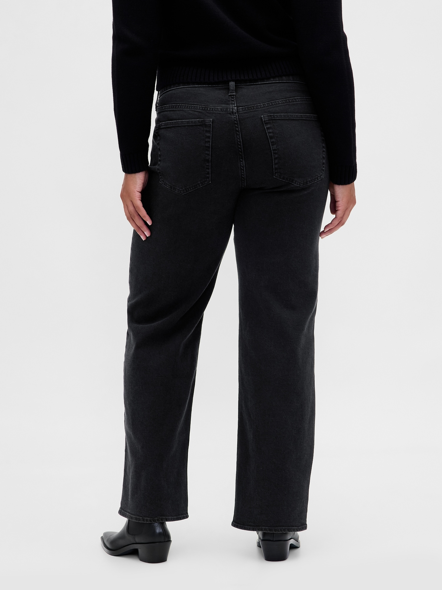 Blugi GAP cu talie joasă, stil anii '90, largi, pentru femei