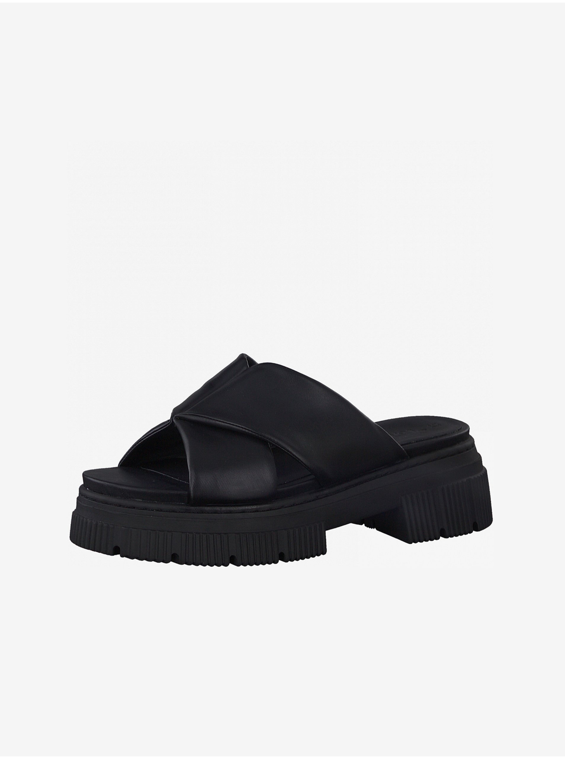 Slapi pentru femei Tamaris - negru