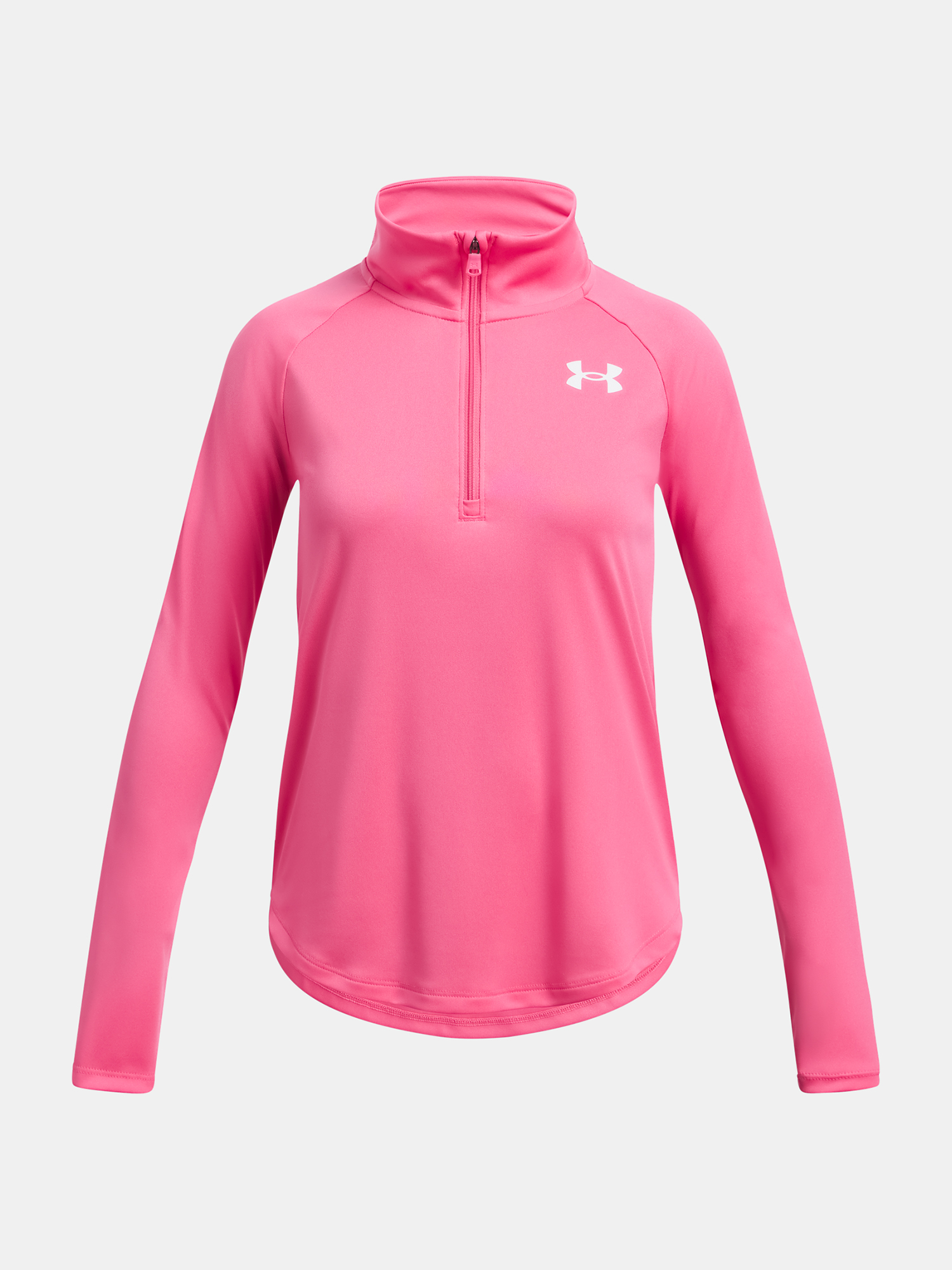 Dívčí tričko Under Armour Tech Graphic 1/2 Zip - Holky