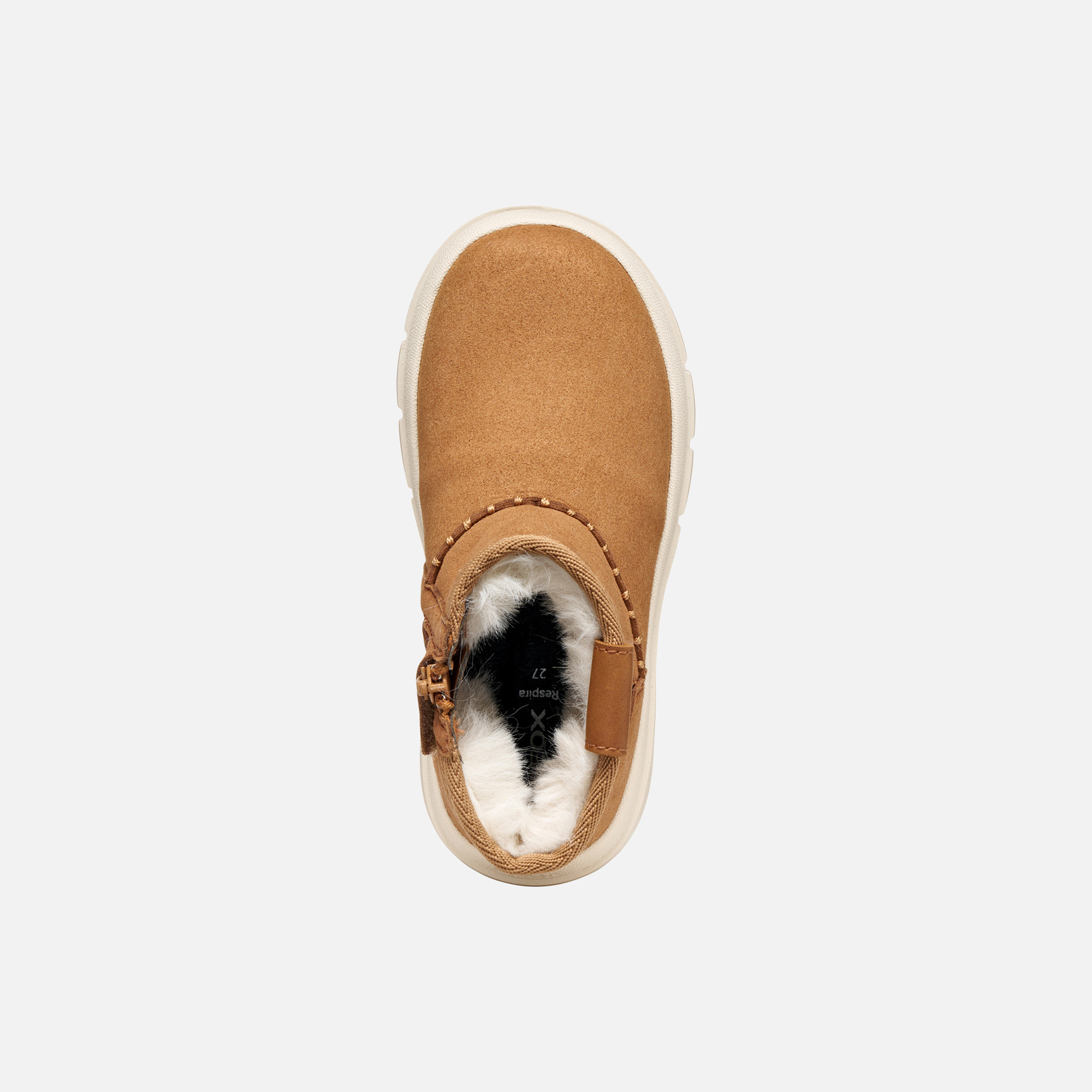 Light Brown Girls Ankle Boots Geox Willaboom - Girls