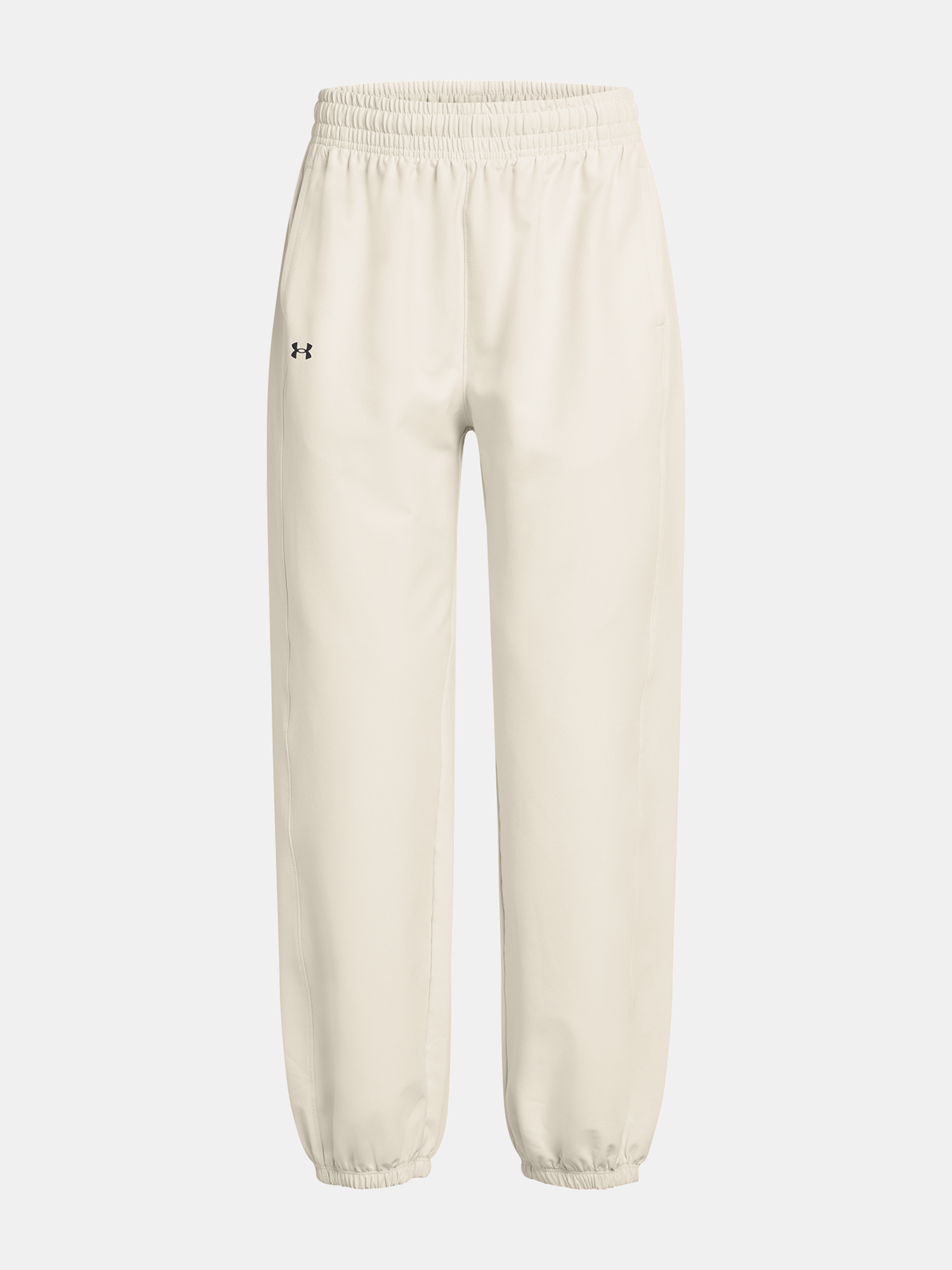 Women's Sports Pants Under Armour Armoursport Swoven Pant-WHT - Women's