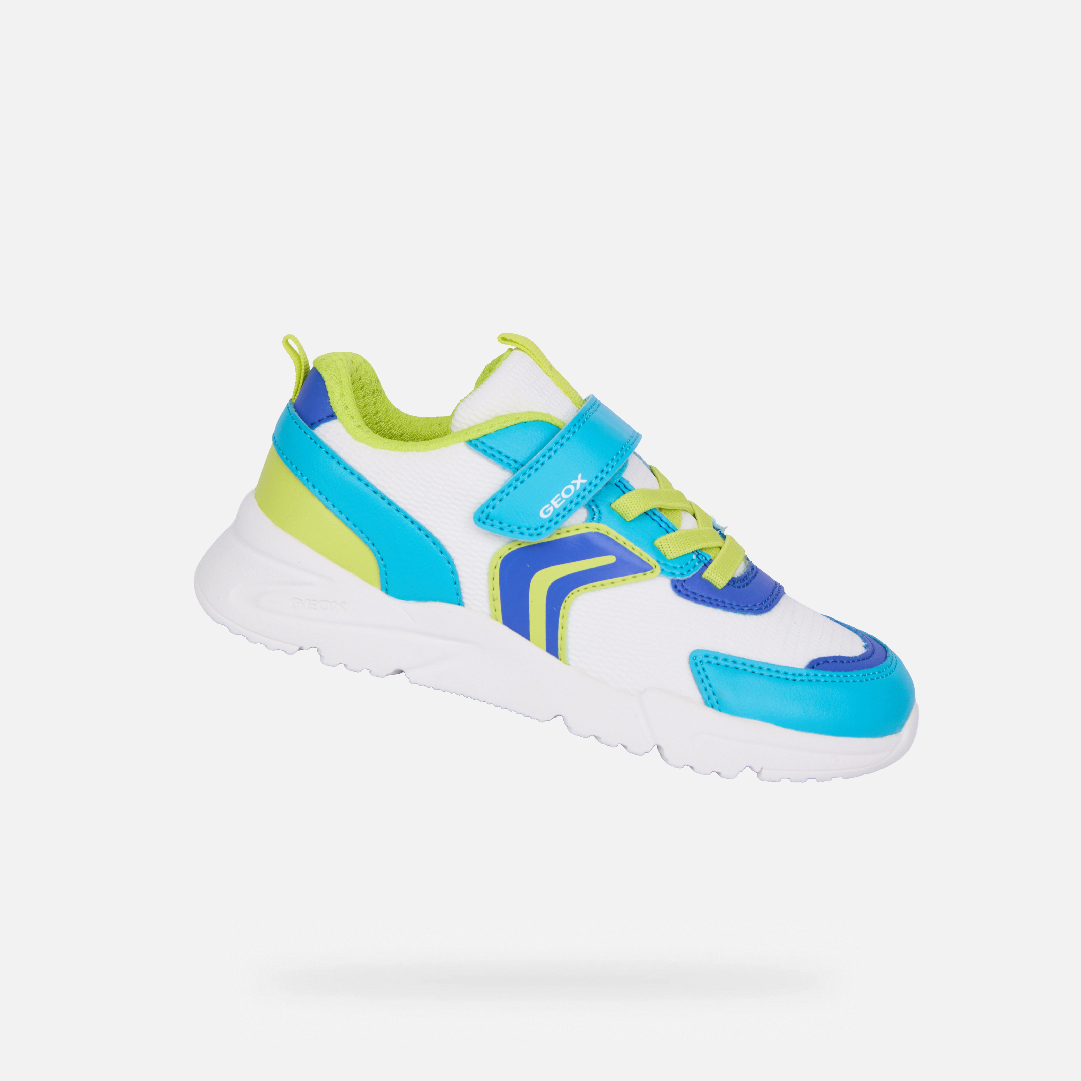 Бели кецове за момчета Geox Loftus