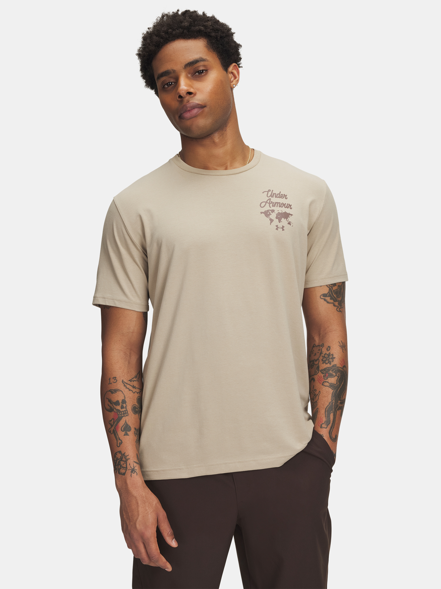 Men's T-shirt Under Armour UA 60/40S SPORTS WM SS-BRN - Men's