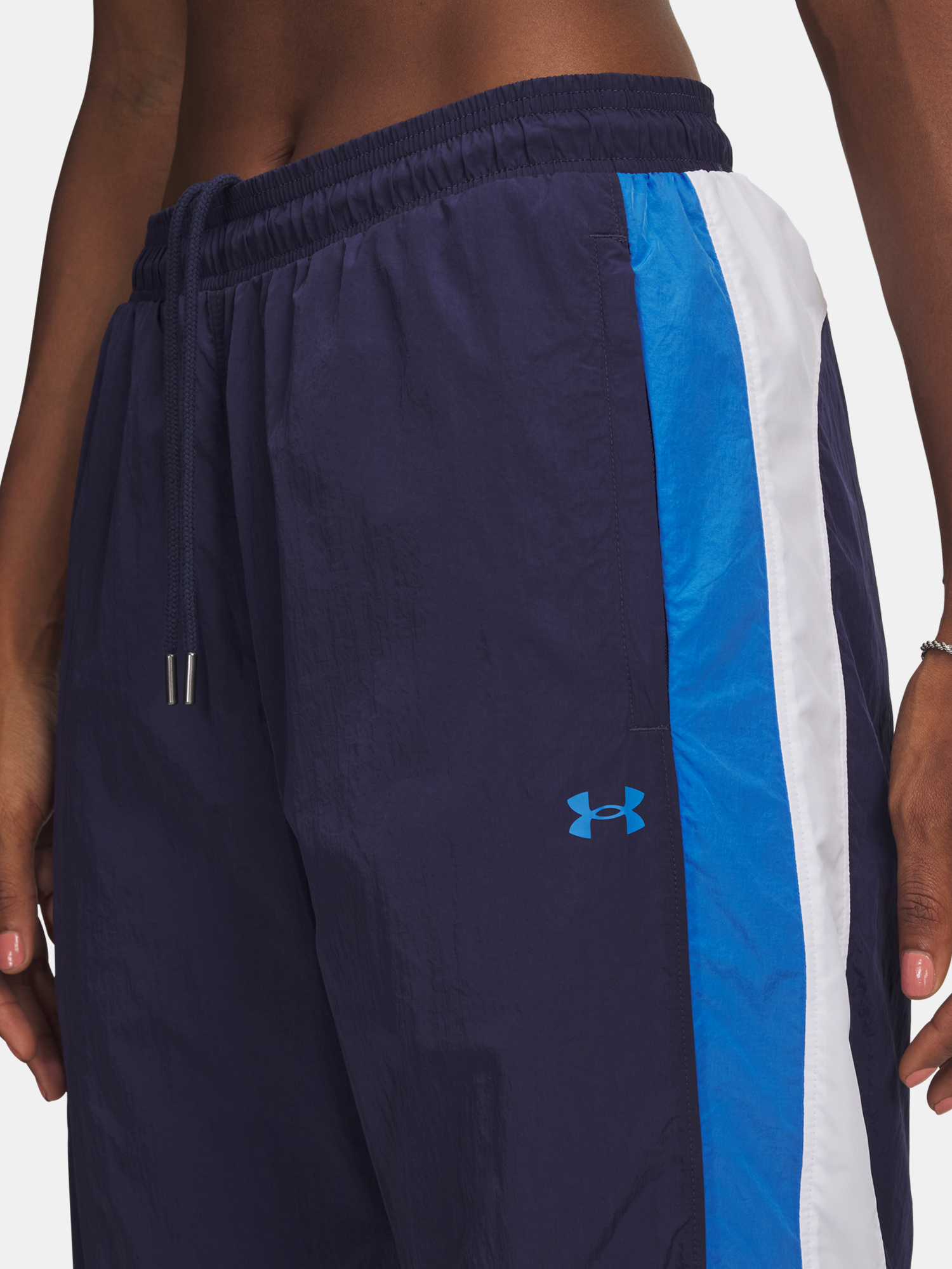 Under Armour UA Icon Crinkle Pant-BLU Women&#039;s Sports Trousers - Women&#039;s