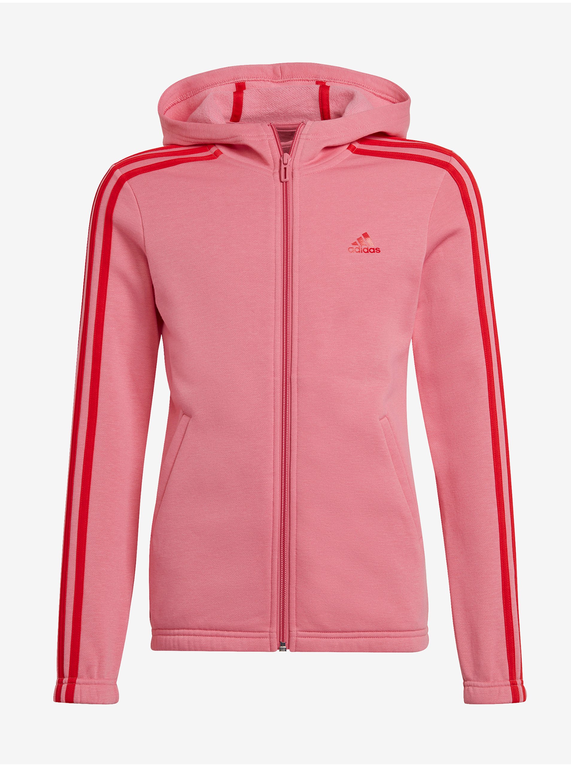 Pink Girly Zipper Sweatshirt adidas Performance - unisex