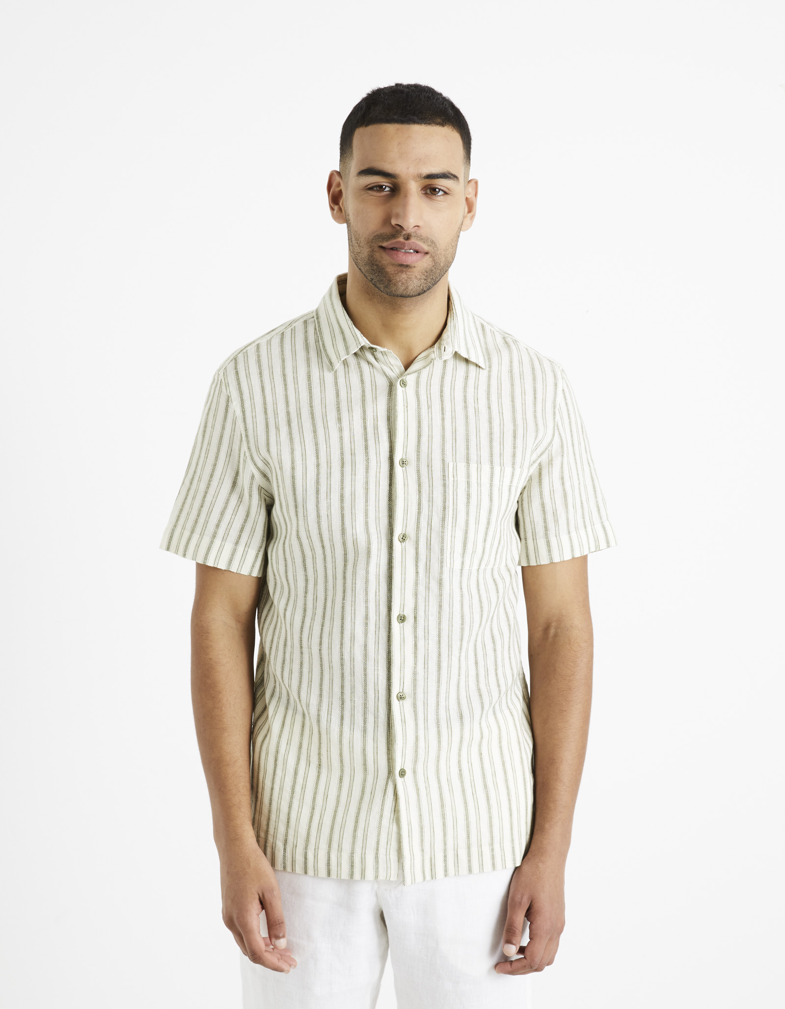 Celio Linen Shirt Dajak - Men