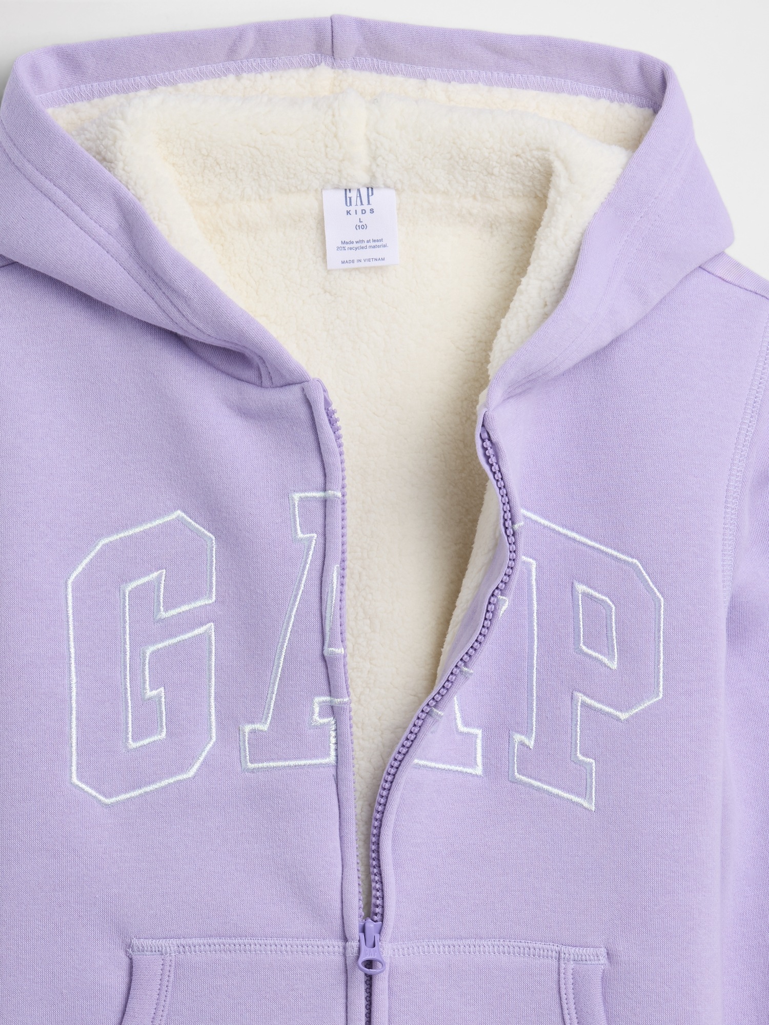 GAP Children&#039;s Insulated Sweatshirt Sherpa - Girls