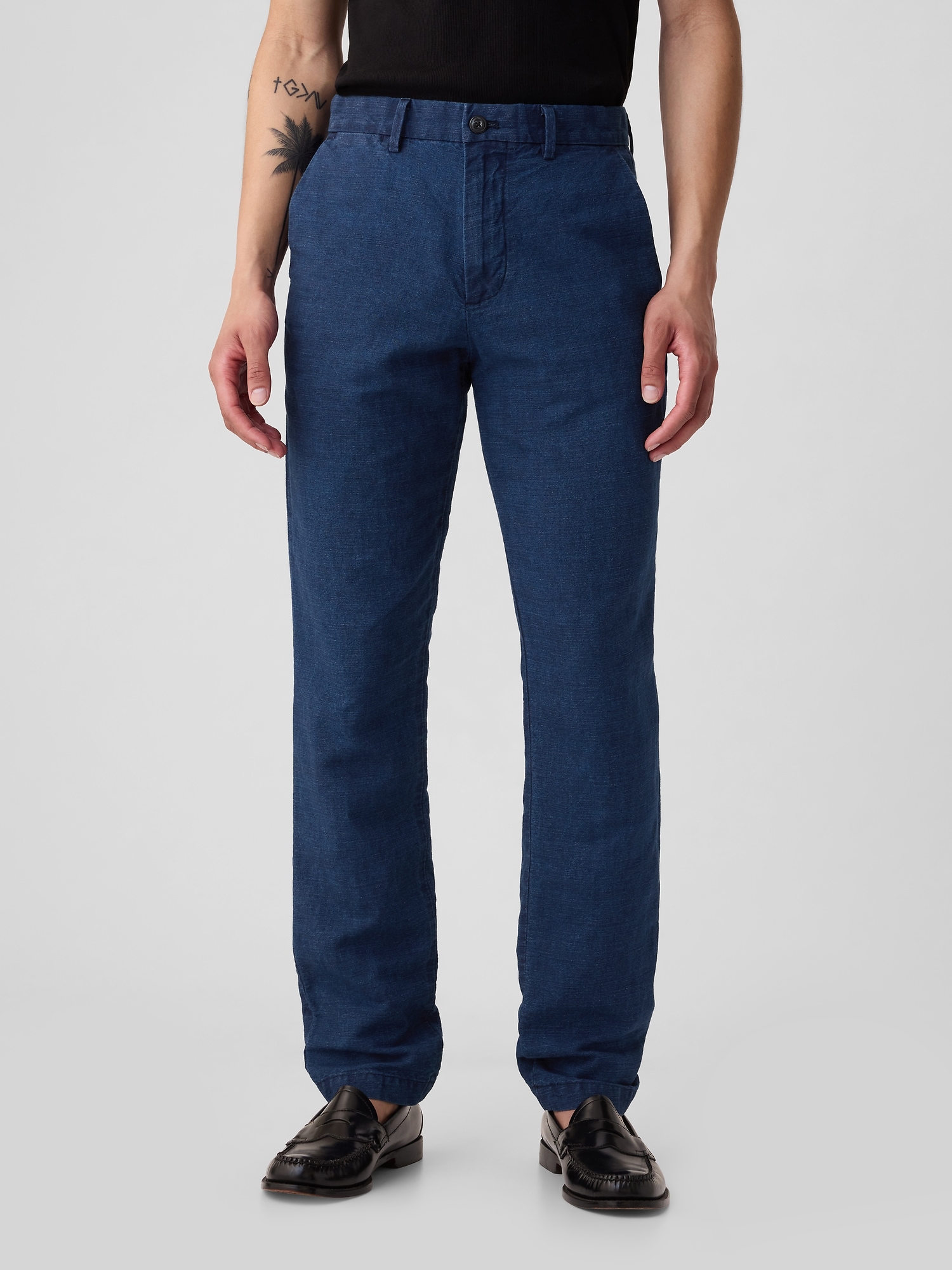 Pantaloni casual pentru barbati GAP - albastru inchis