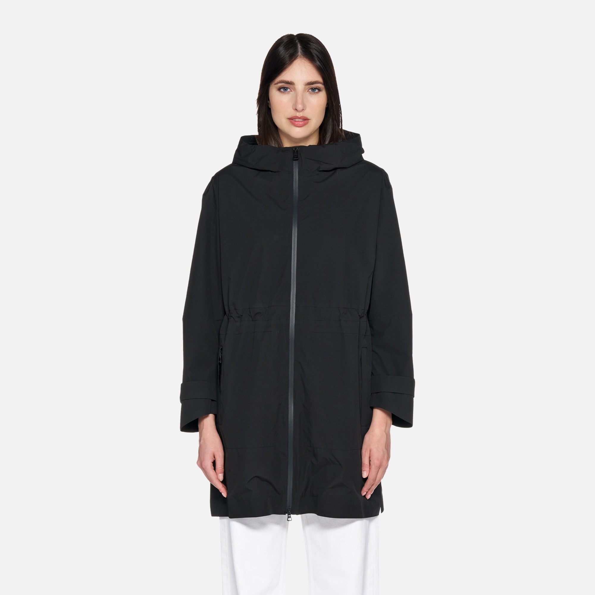 Black Women's Parka Geox Hoara - Women's