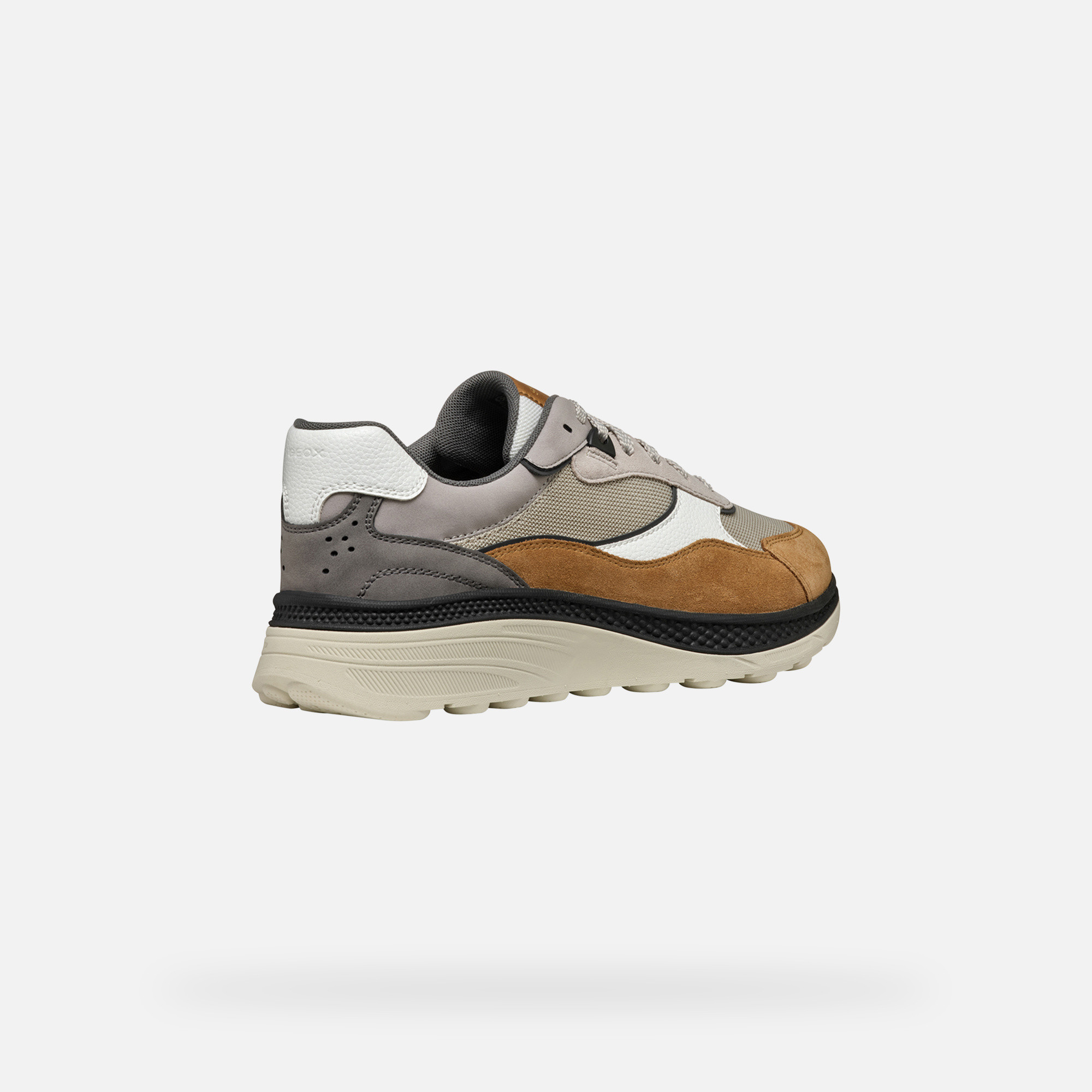 Light brown men's sneakers Geox Spherica Actif X1 - Men