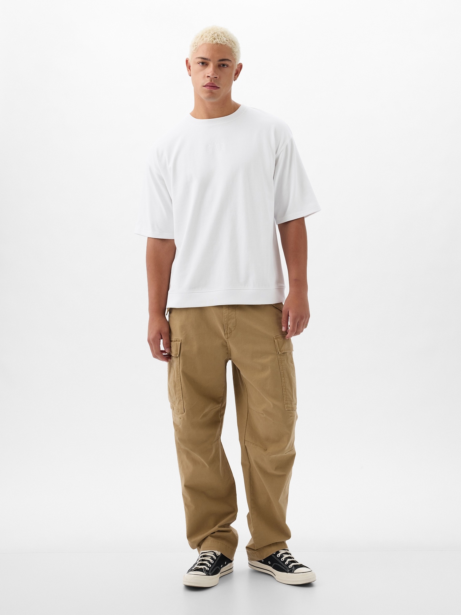 Tricouri pentru barbati GAP - alb