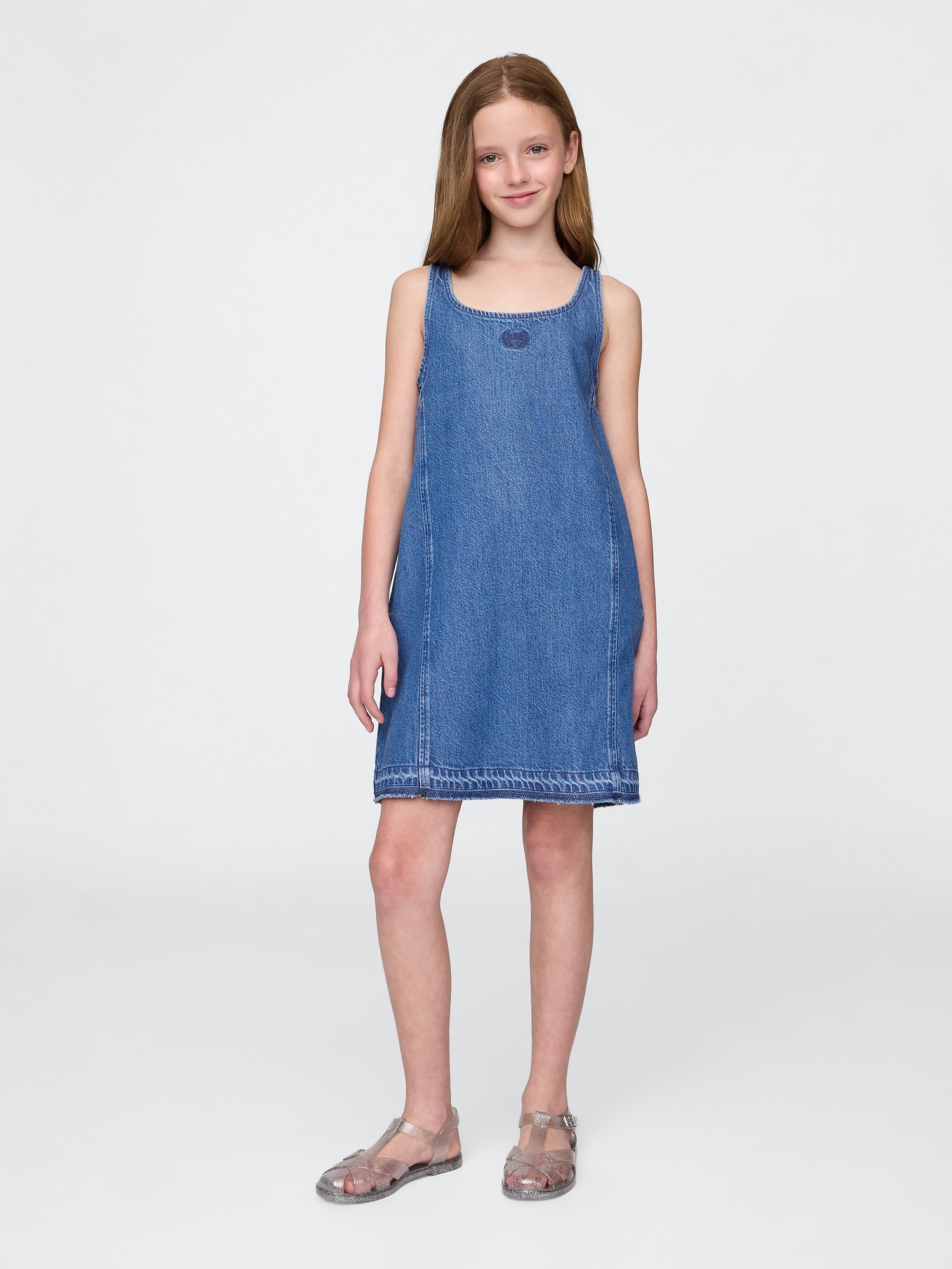 GAP Childrens denim dress UltraSoft Americana - Girls
