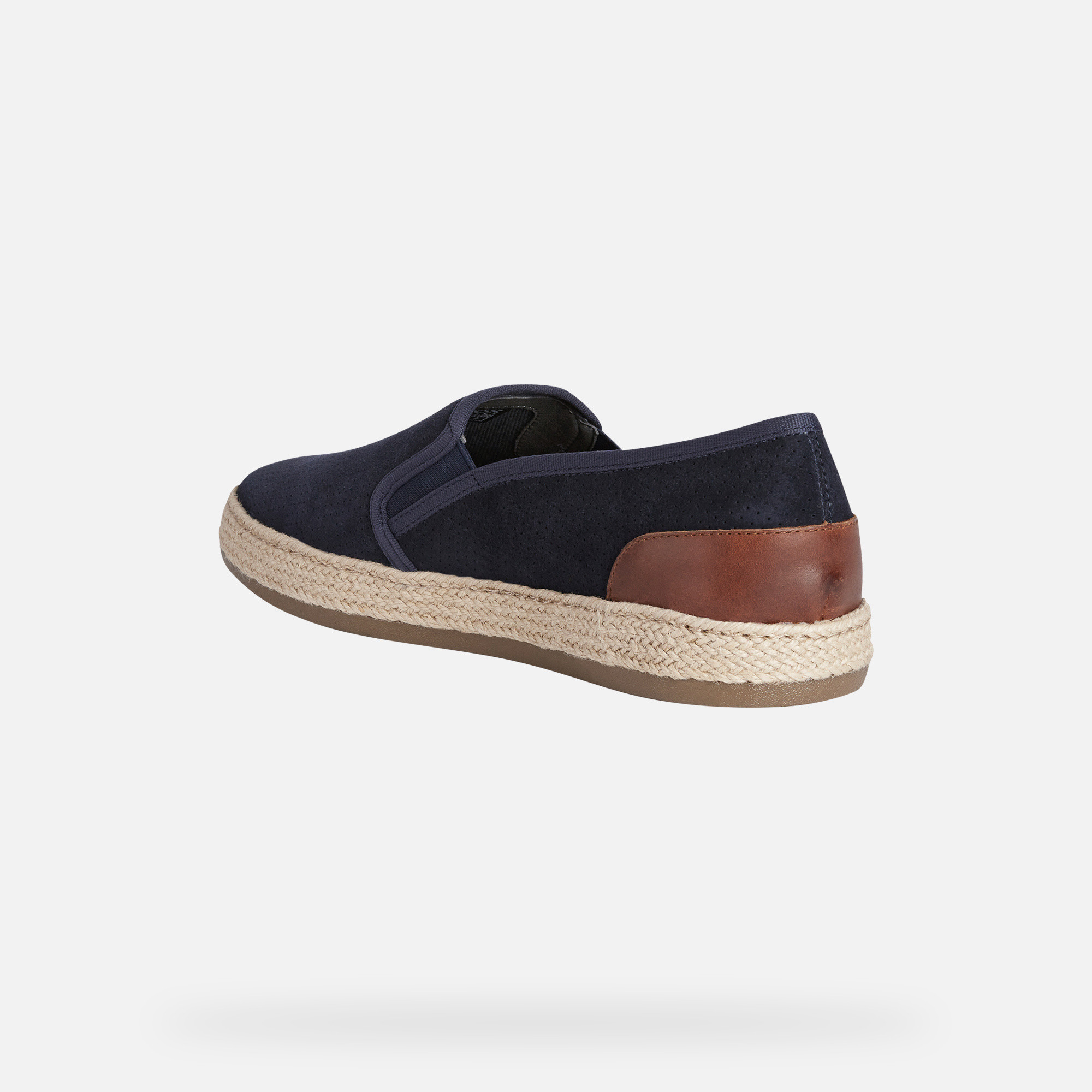 Dark blue men's slip on sneakers Geox Pantelleria - Men's