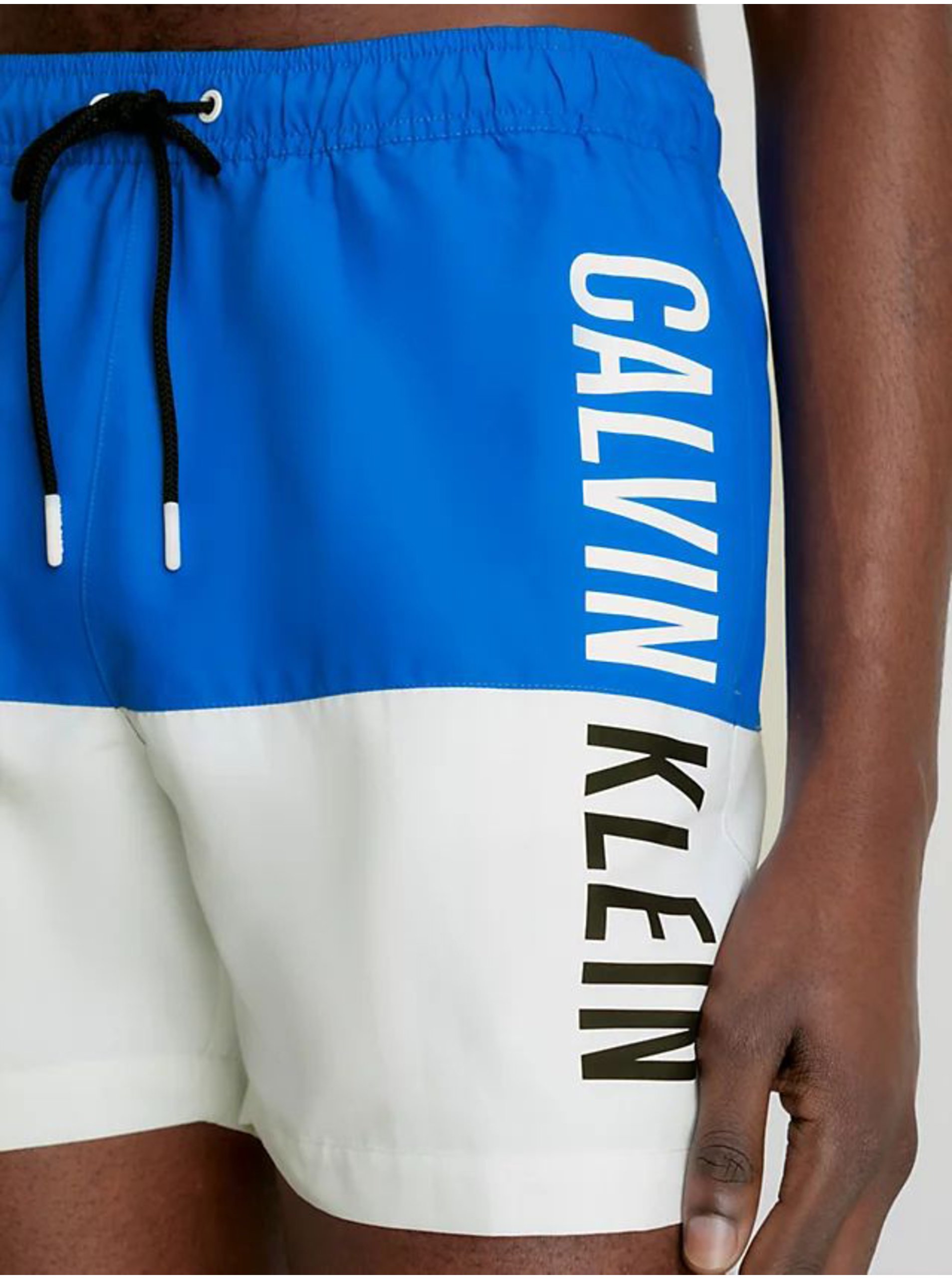 White and Blue Men&#039;s Swimsuit Calvin Klein Underwear - Men&#039;s