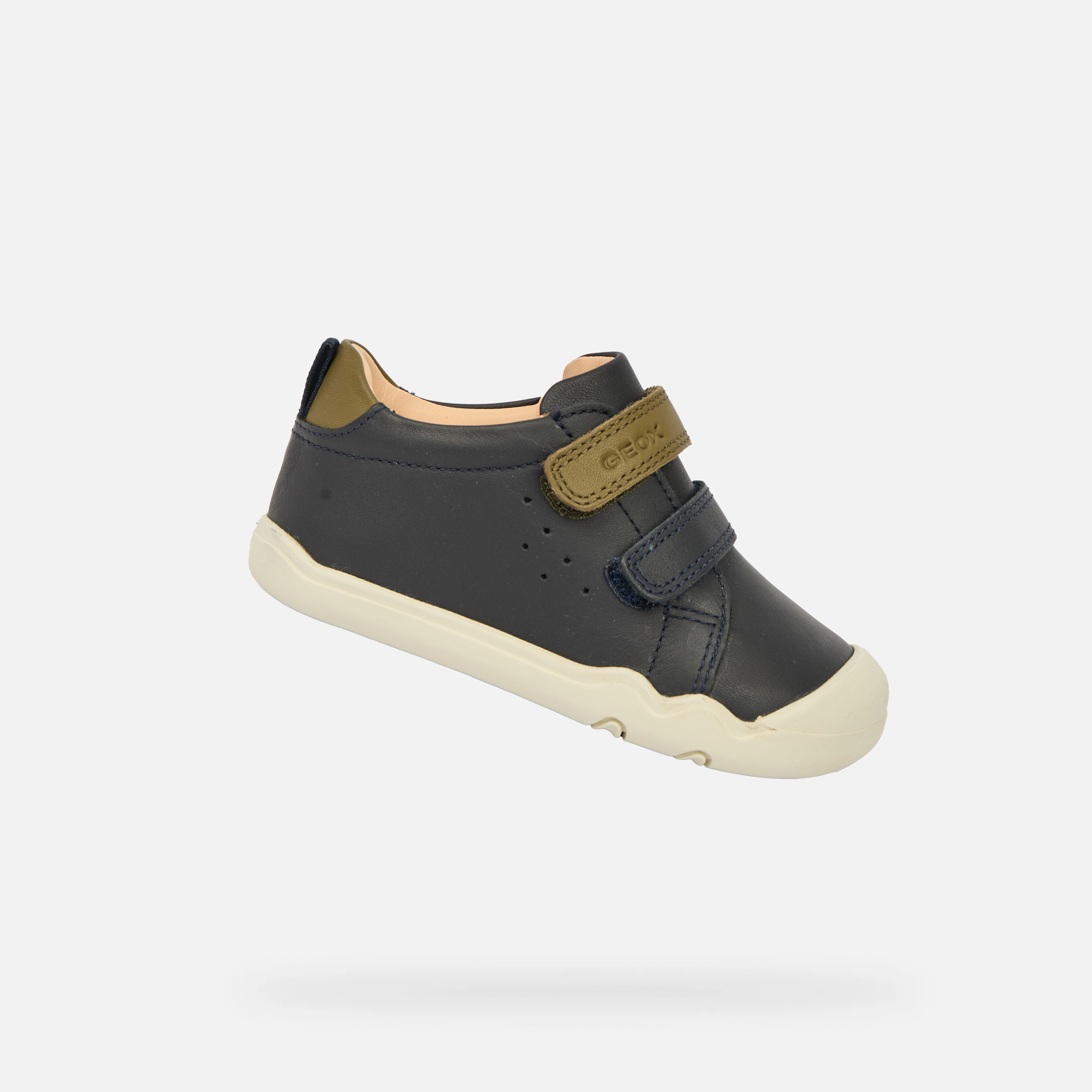 Grey Boys Shoes for First Steps Geox Steppieup Boy - Boys