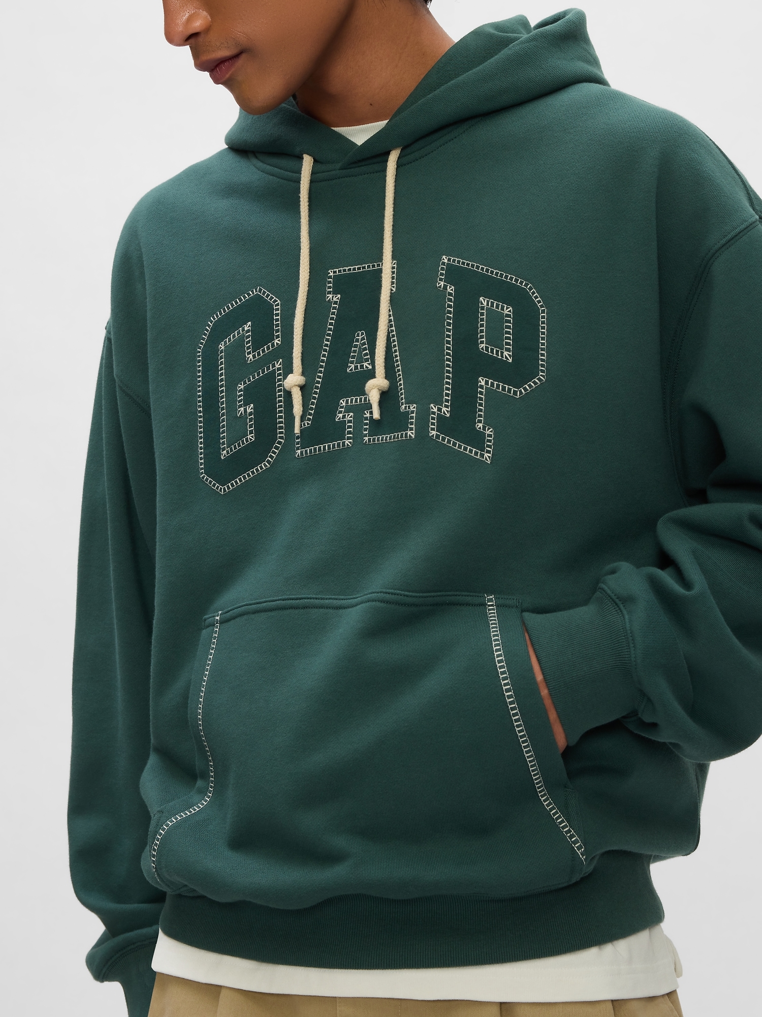 GAP Oversize sweatshirt with Stitch logo - Men's