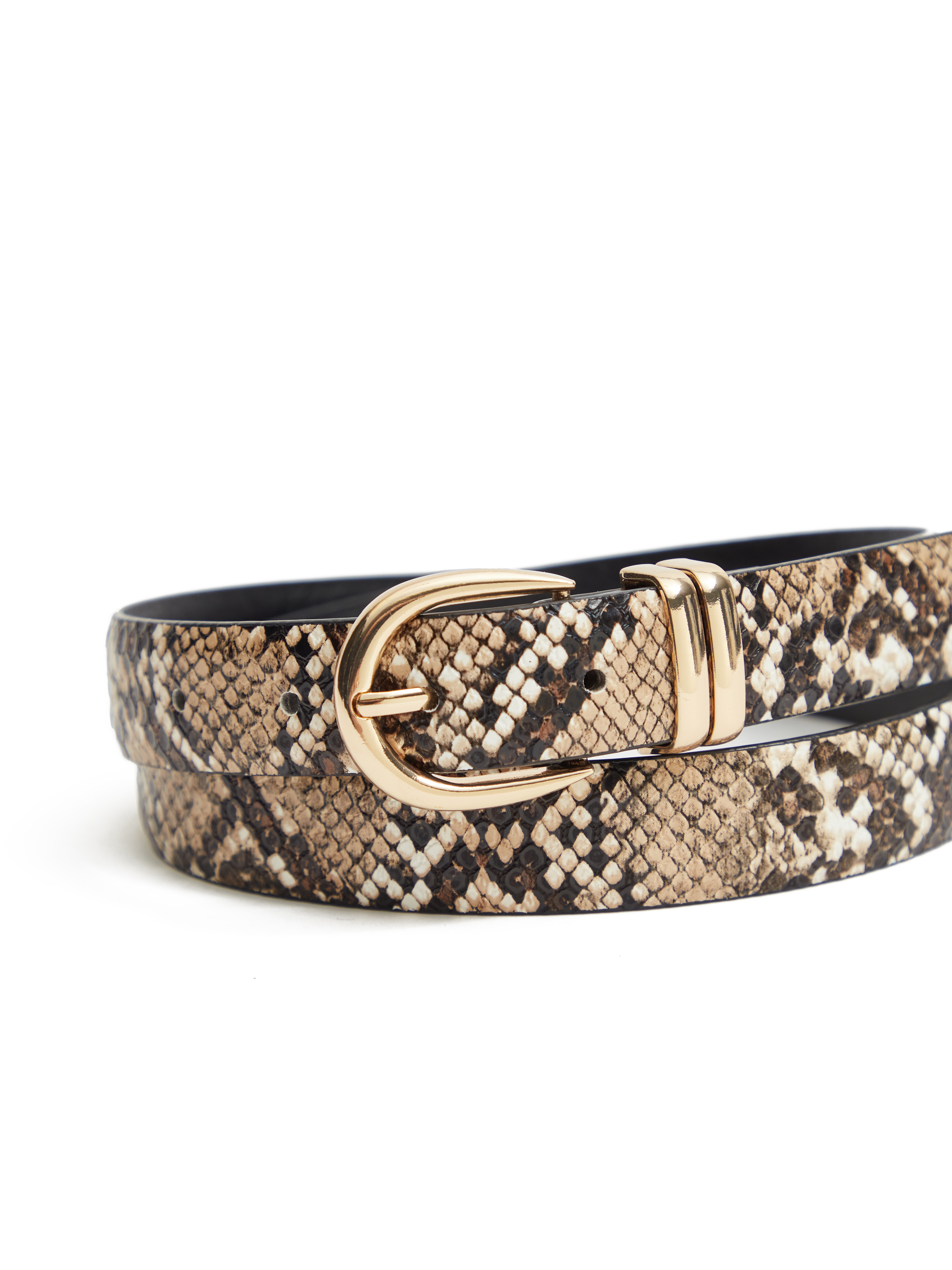 Light brown patterned women&#039;s belt ORSAY - Women&#039;s