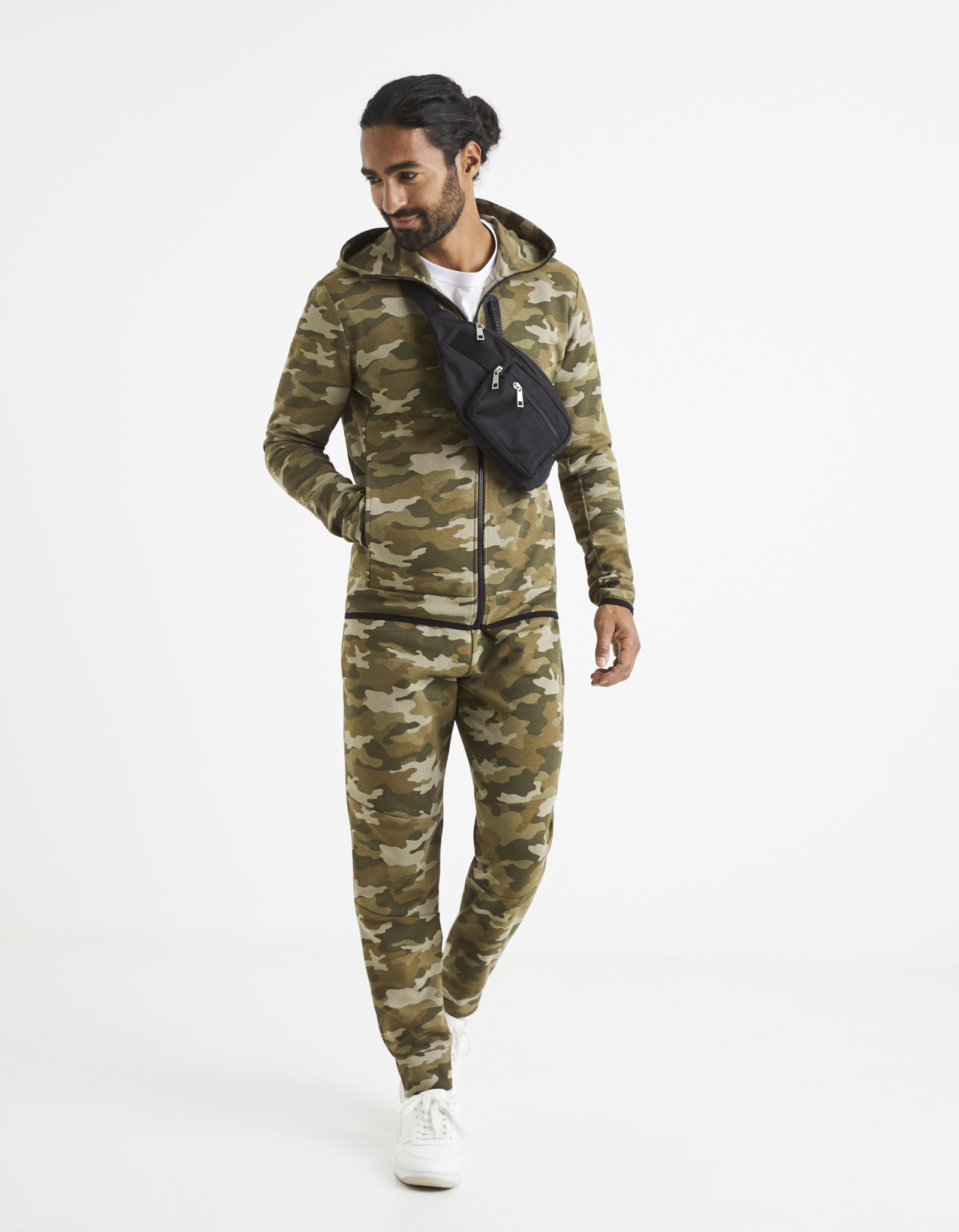 Pantaloni sport si de casa pentru barbati Celio - kaki