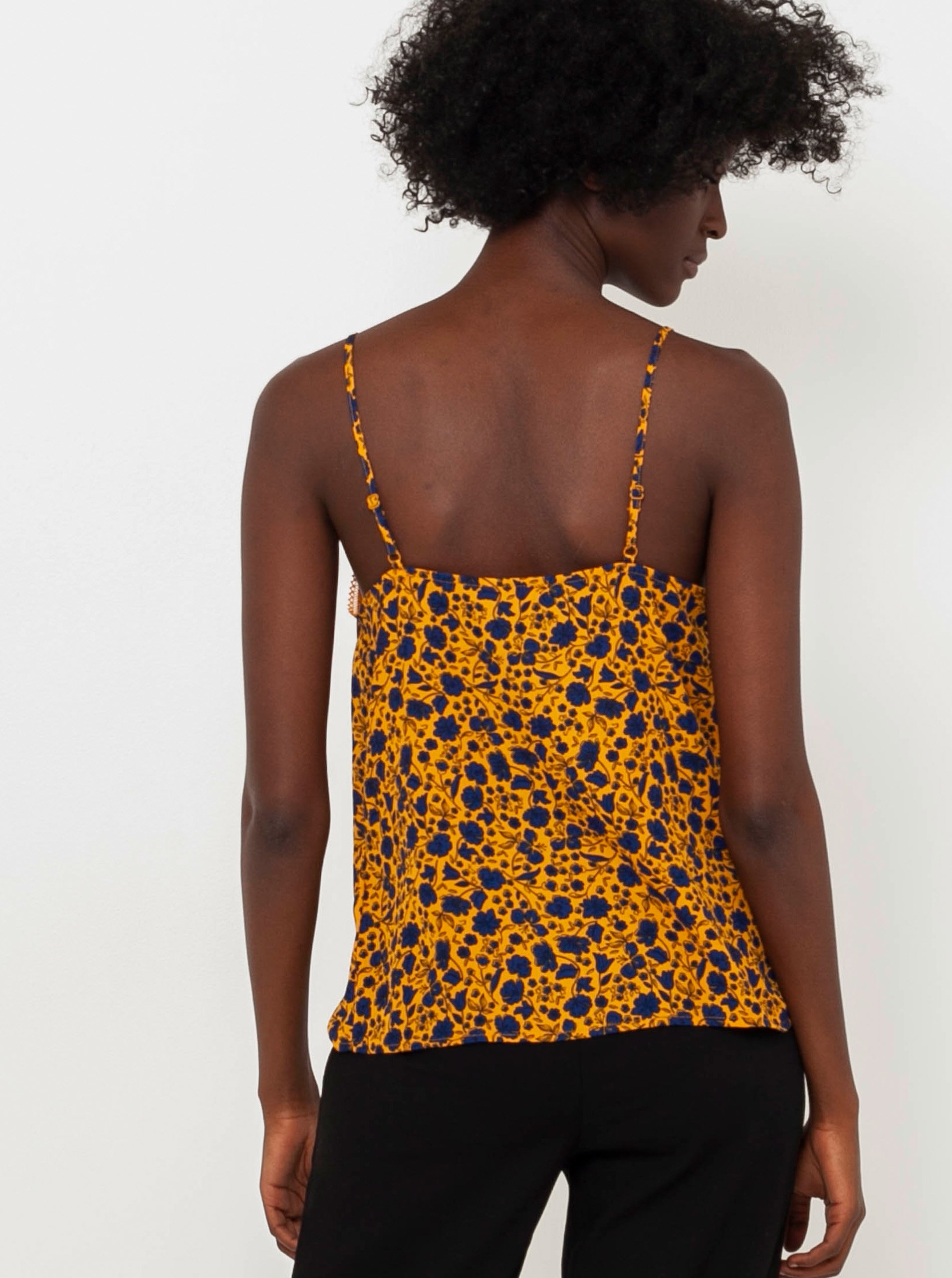 Top crop dama, CAMAIEU Flowered