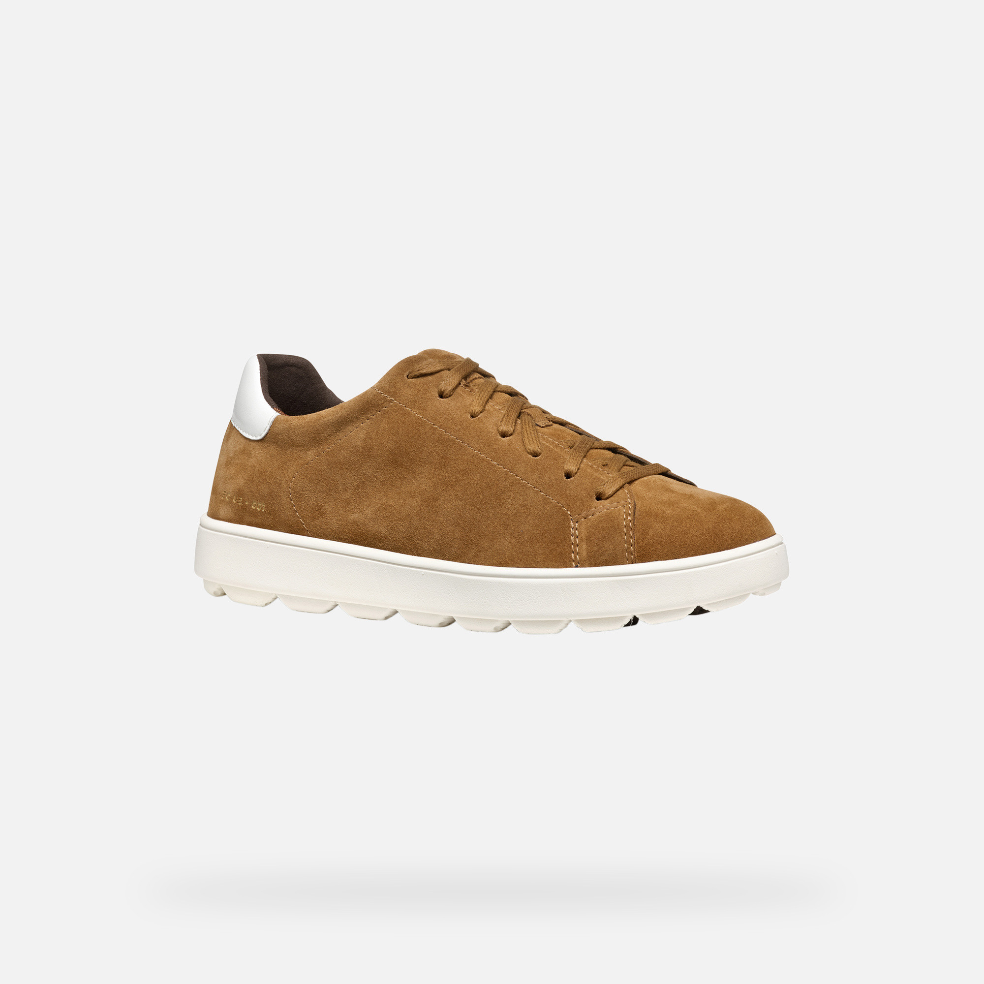Light brown men's sneakers Geox Spherica ECUB-1 - Men