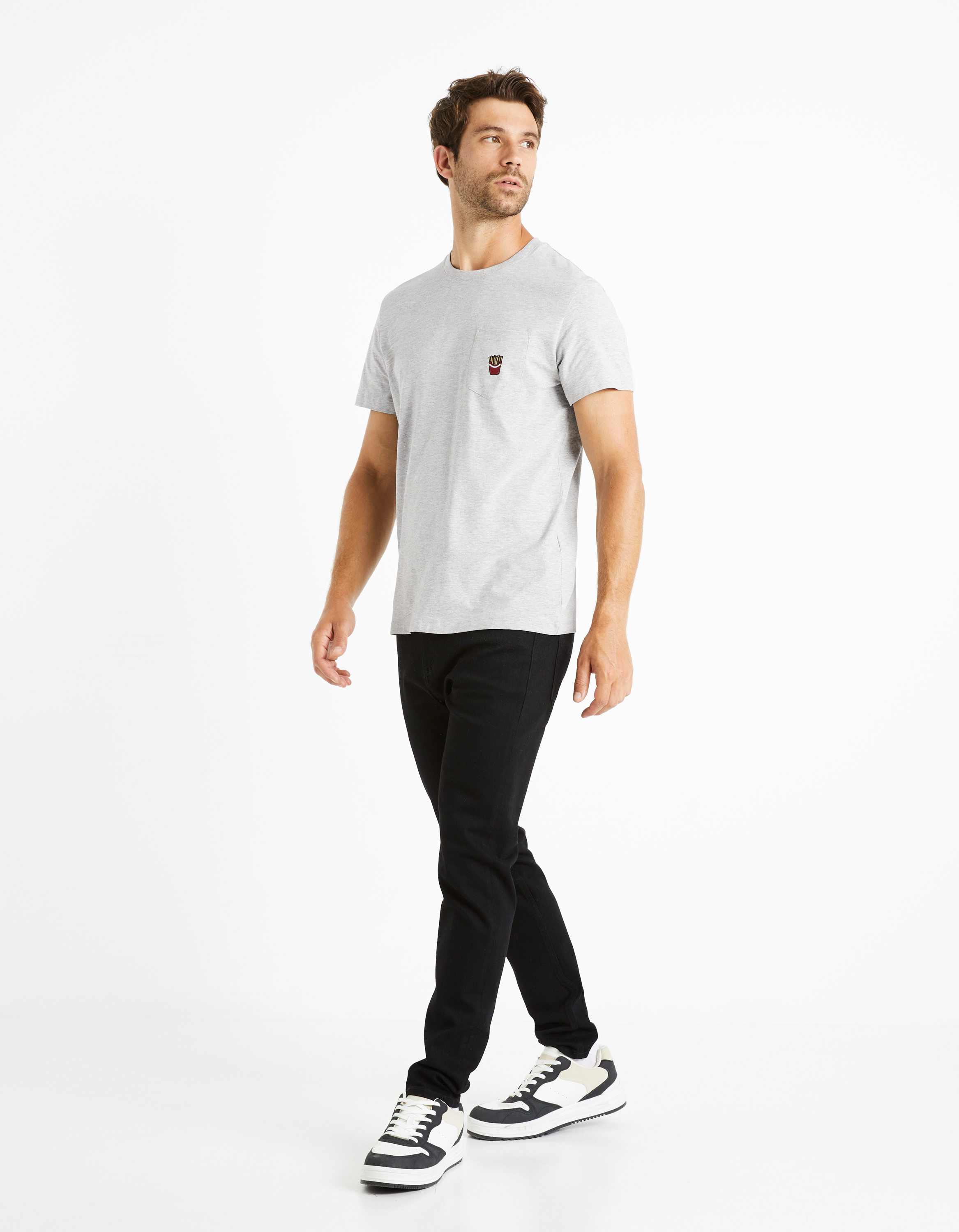Slim fit pentru barbati Celio - negru