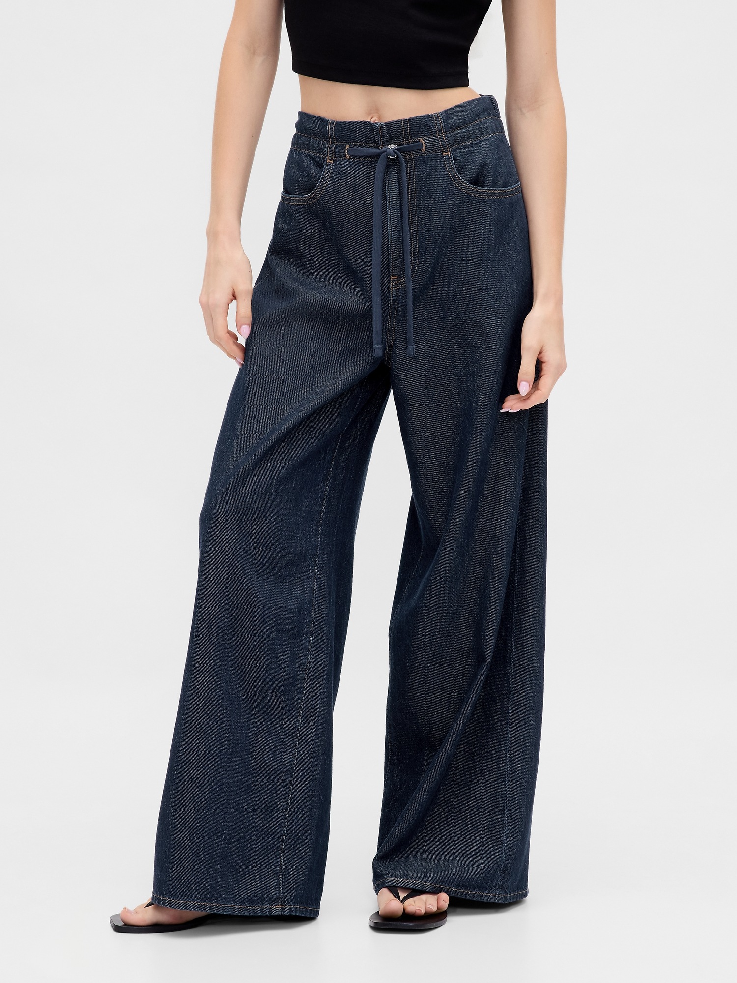 GAP Jeans High Rise SuperLight Baggy - Ladies