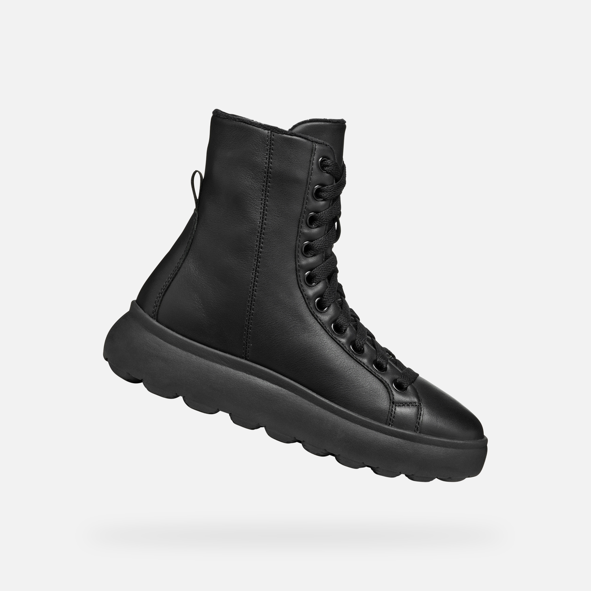 Geox Spherica EC4.1 Black Womens Ankle Boots - Womens