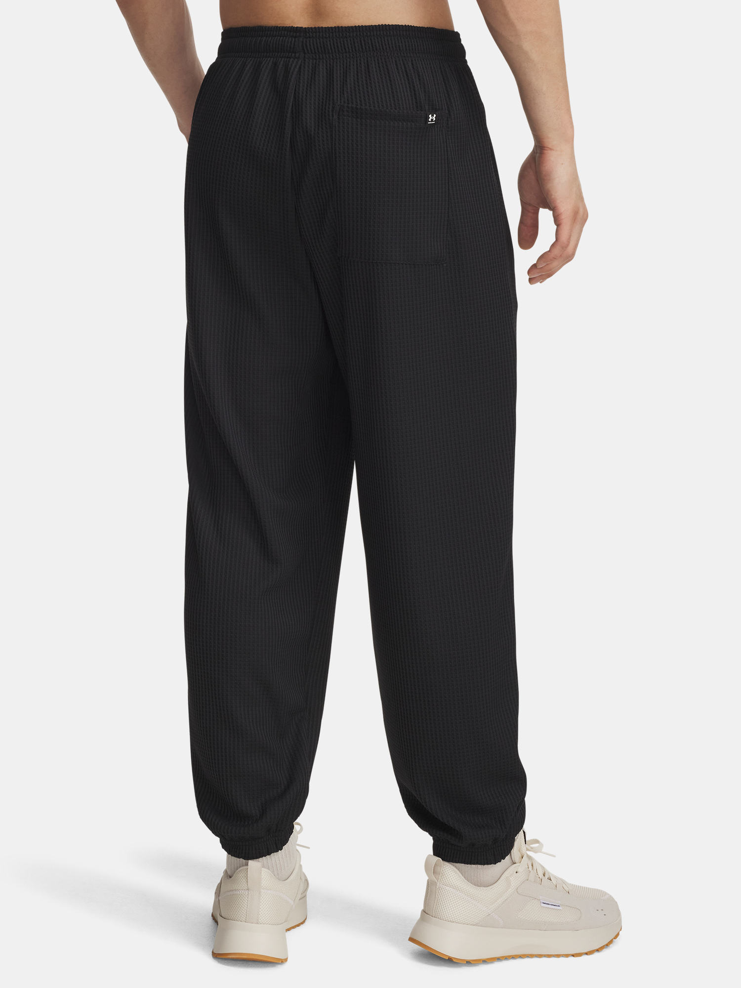 Men&#039;s Under Armour UA Rival Waffle Jogger-BLK Sweatpants - Mens