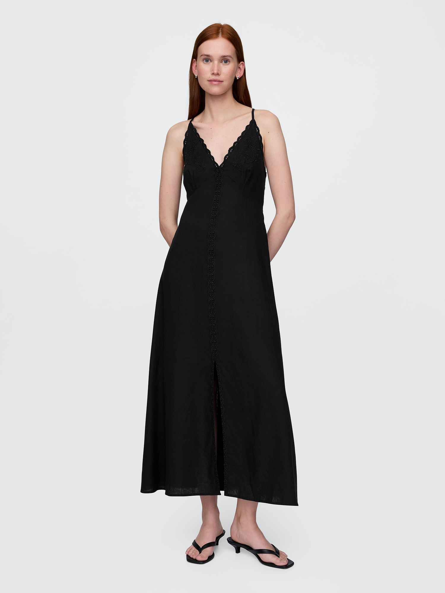 GAP Linen maxi dress - Womens