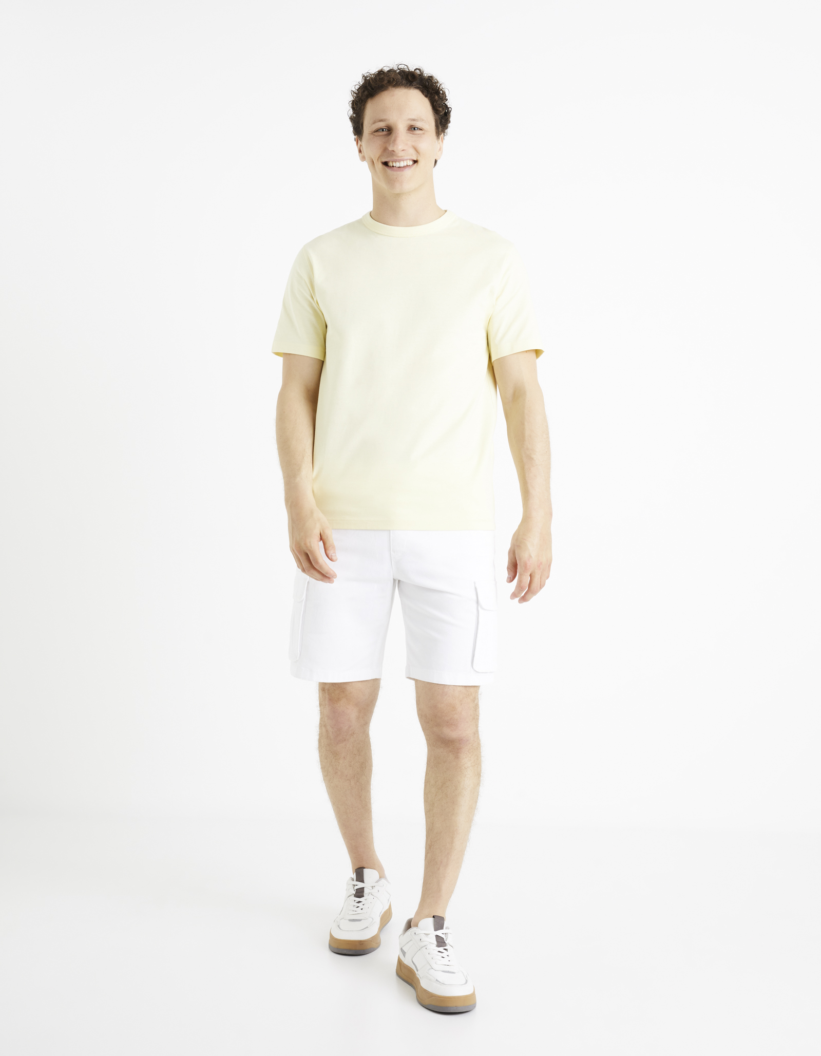 Celio Canvas Cargo Shorts Doribm - Men