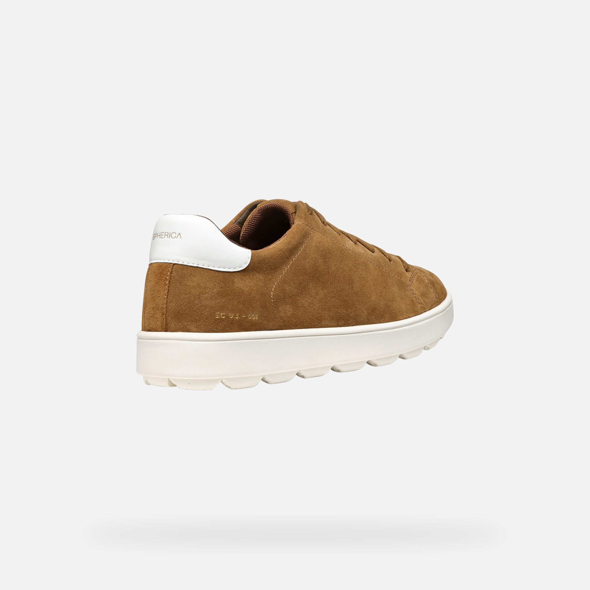 Light brown men's sneakers Geox Spherica ECUB-1 - Men