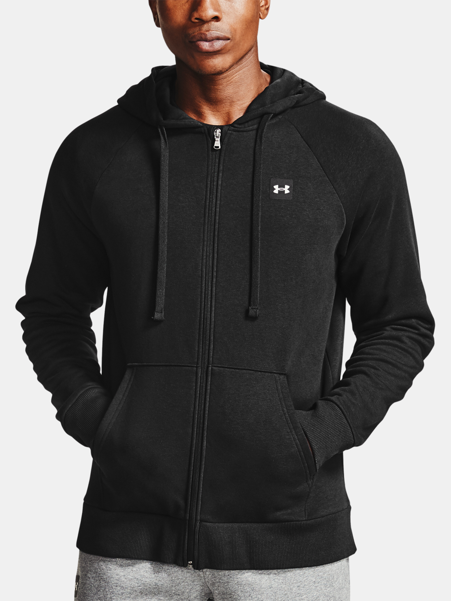 Under Armour Sweatshirt UA Rival Fleece FZ Hoodie-BLK - Men