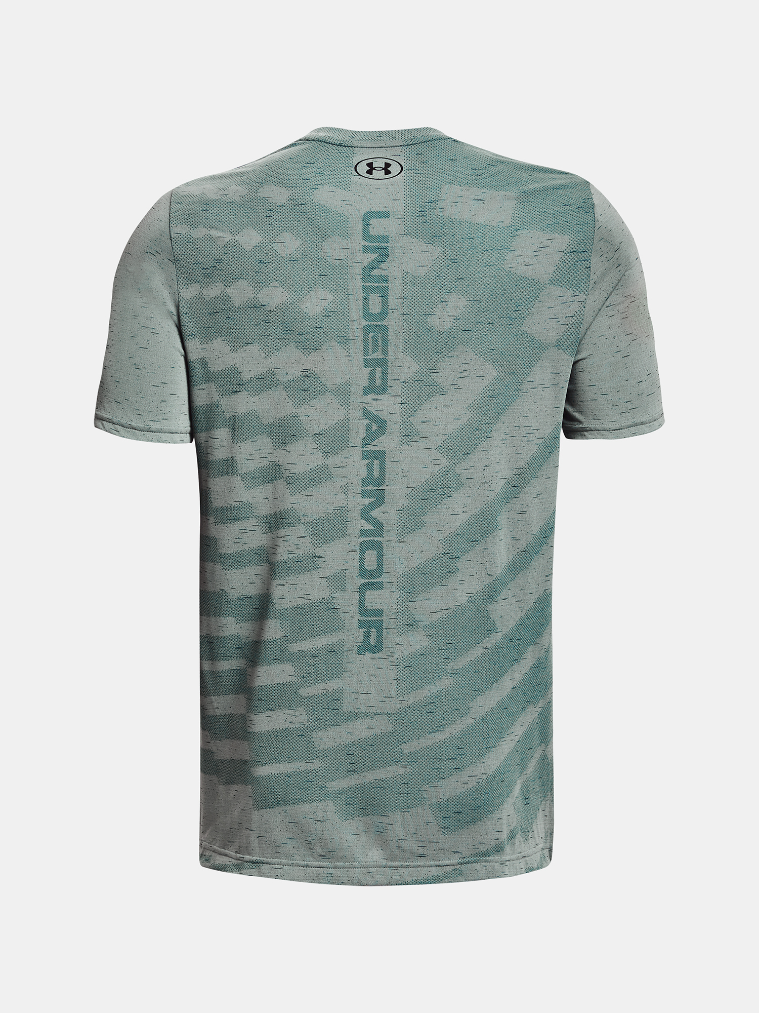 Zelené pánske tričko Under Armour UA Seamless Radial SS