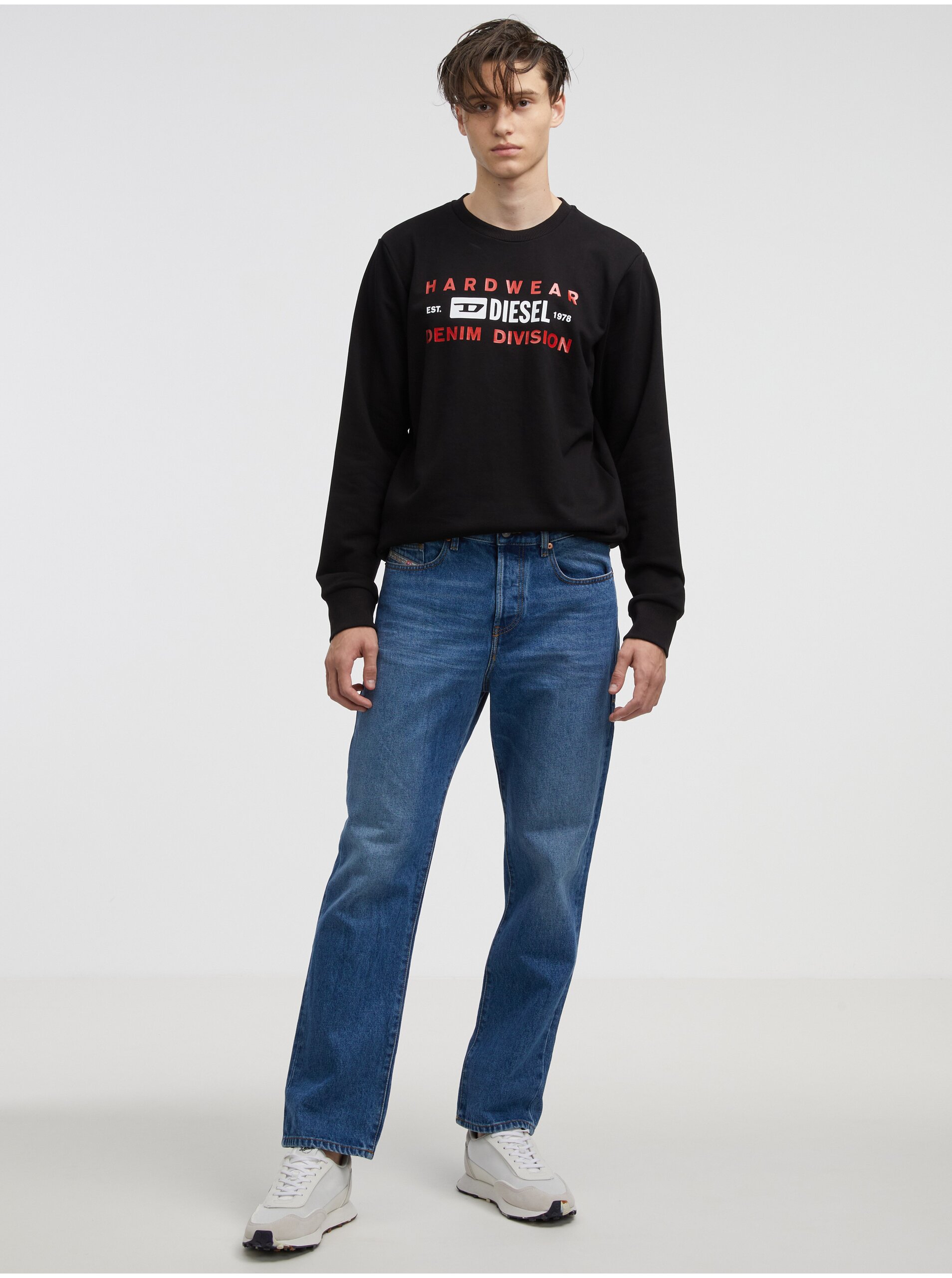 Straight fit pentru barbati Diesel - albastru inchis