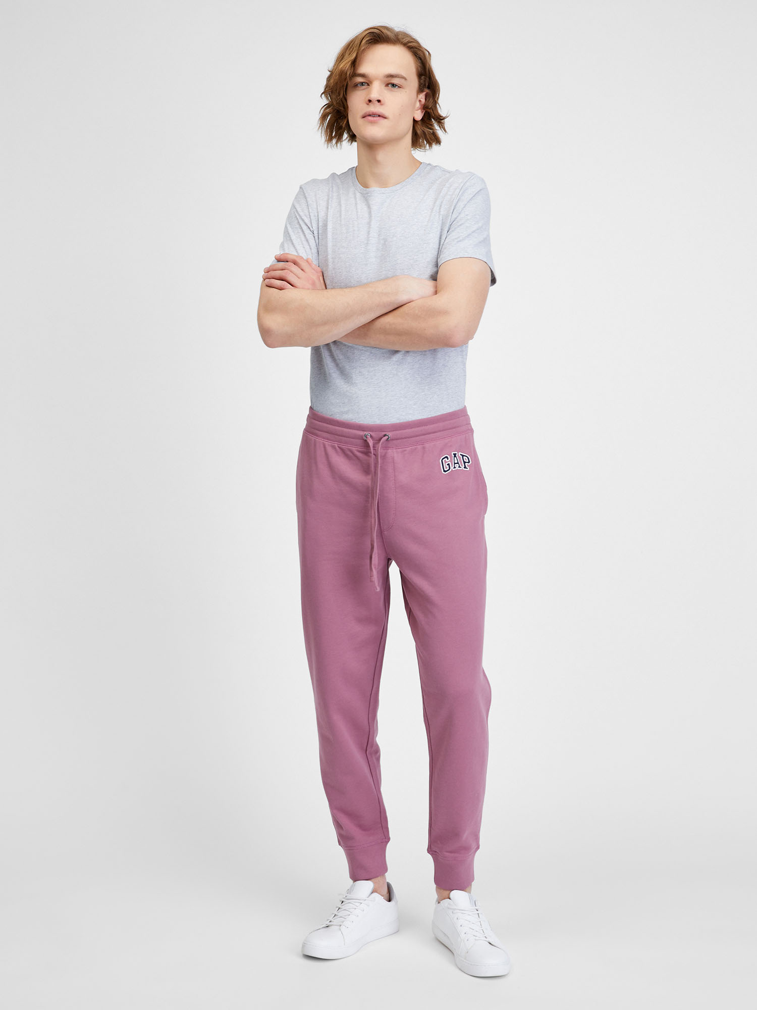 Pantaloni sport si de casa pentru barbati GAP - roz