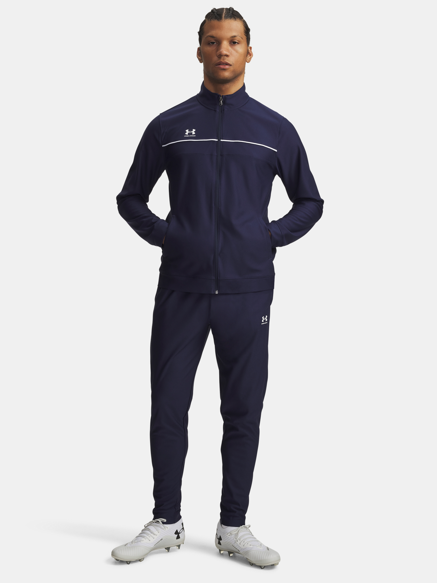 Mens Under Armour UA M Challenger Tracksuit-BLU - Mens