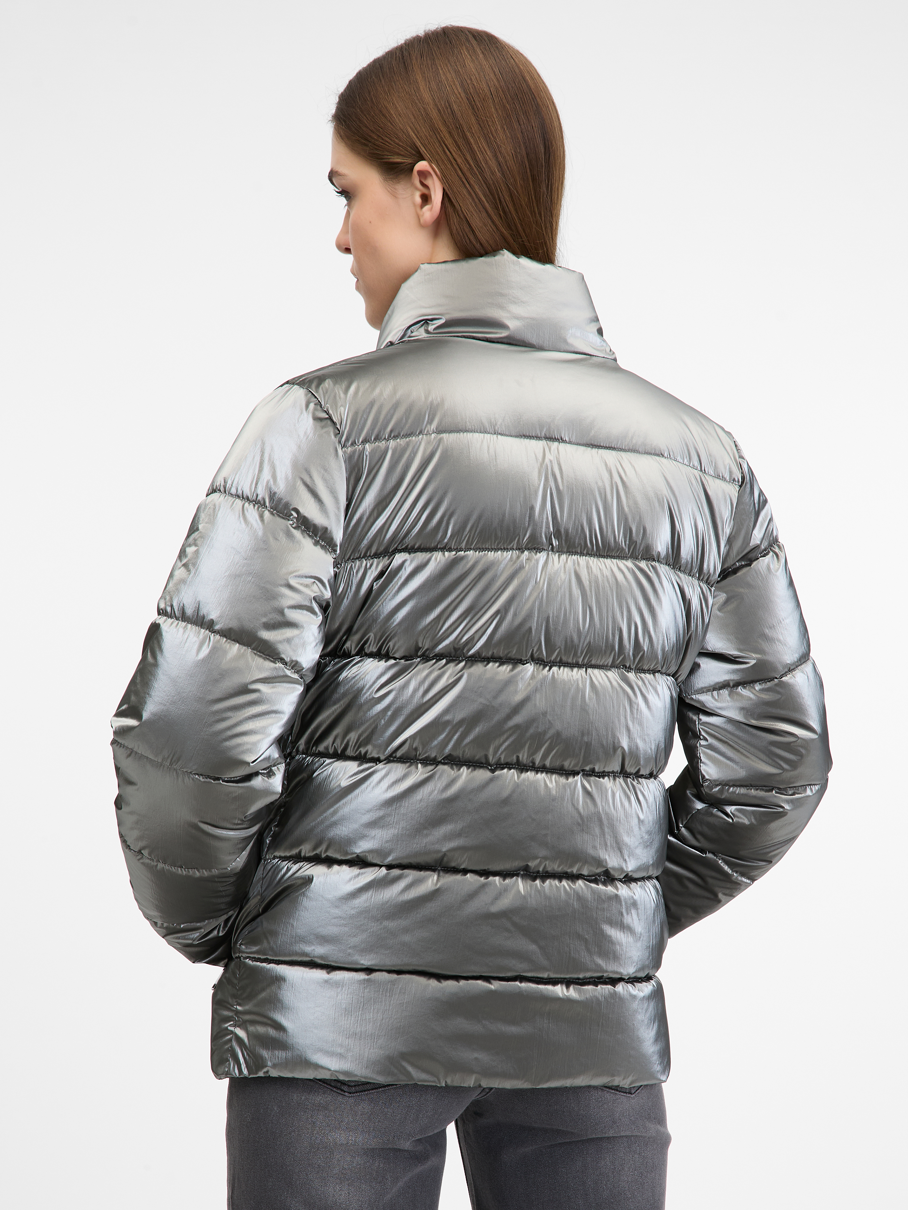 Silver women's winter jacket ORSAY - Women's