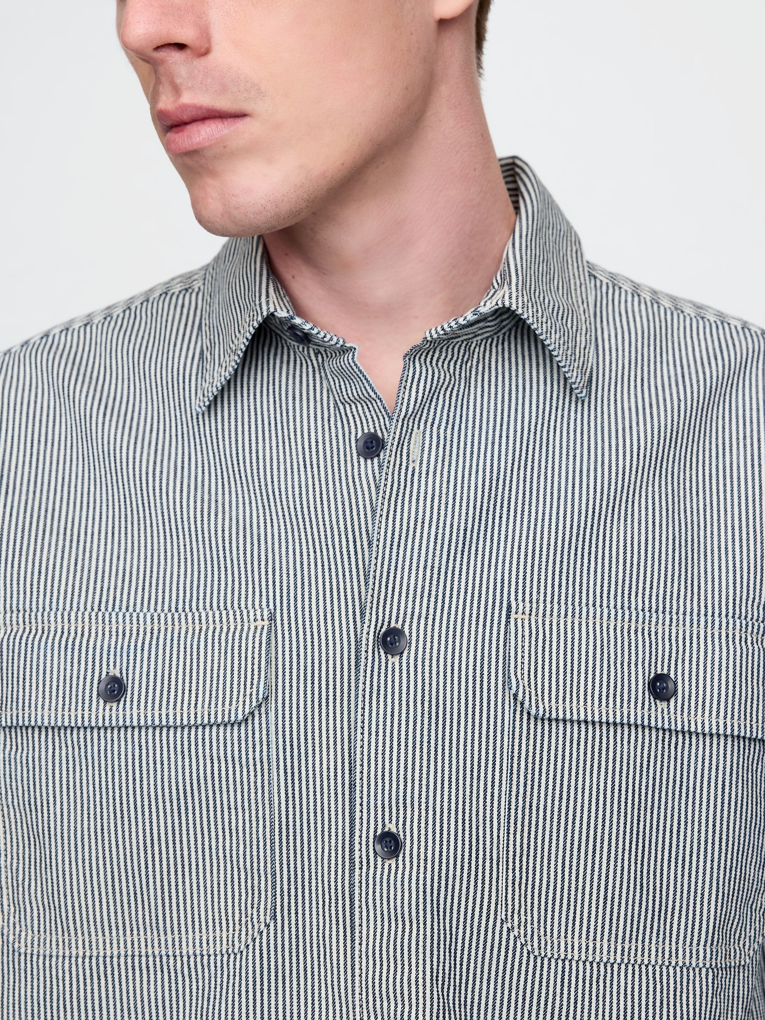 GAP Denim Oversize Shirt - Mens