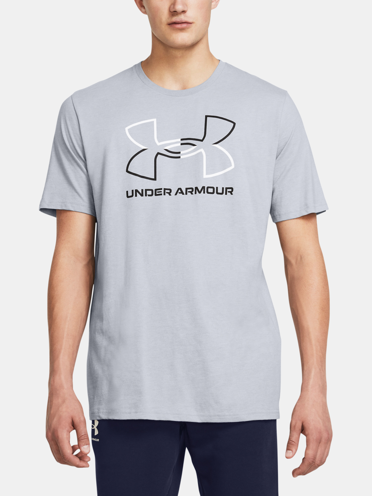 Under Armour Tričko UA GL FOUNDATION UPDATE SS-GRY - Pánské