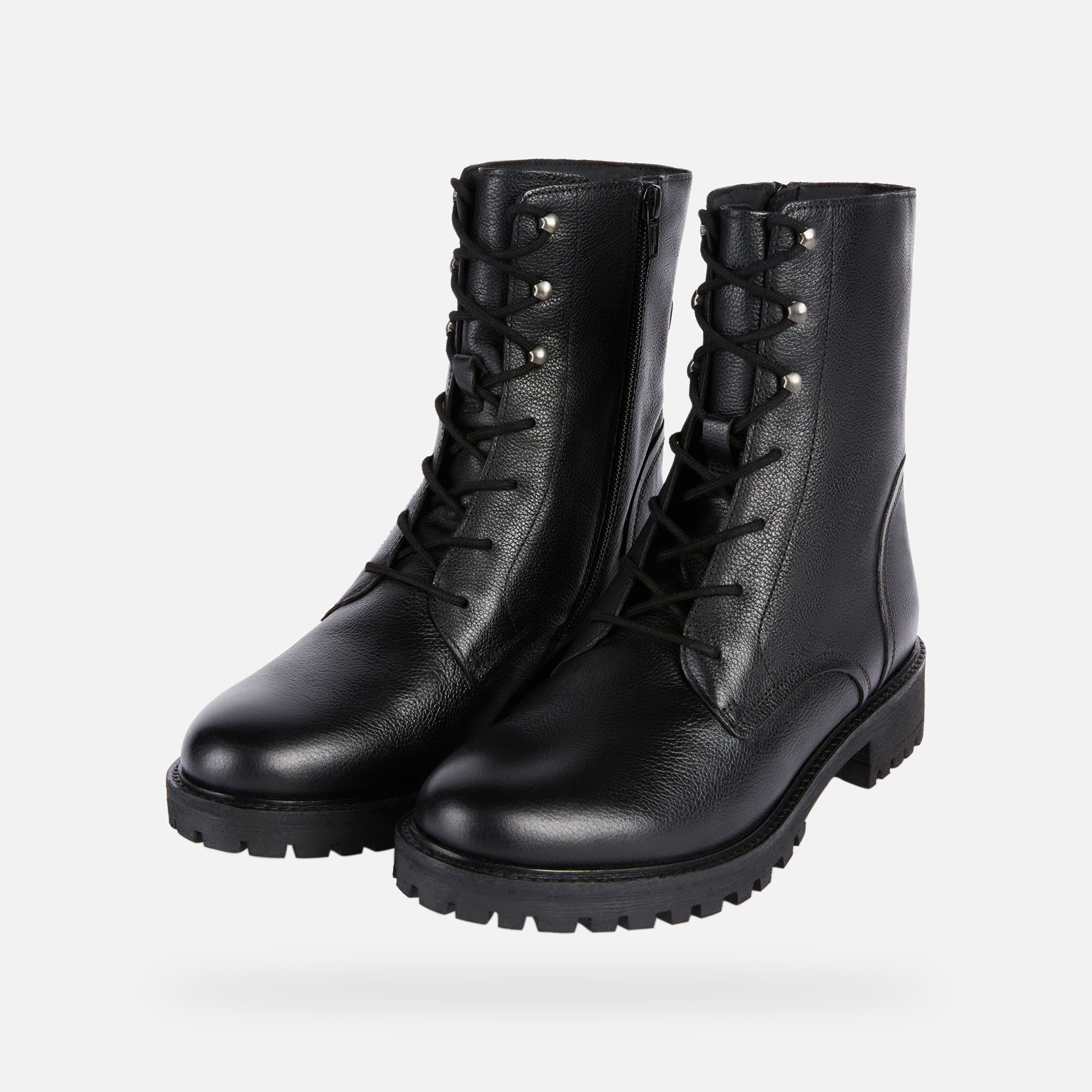 Black women's ankle boots Geox Hoara - Women's