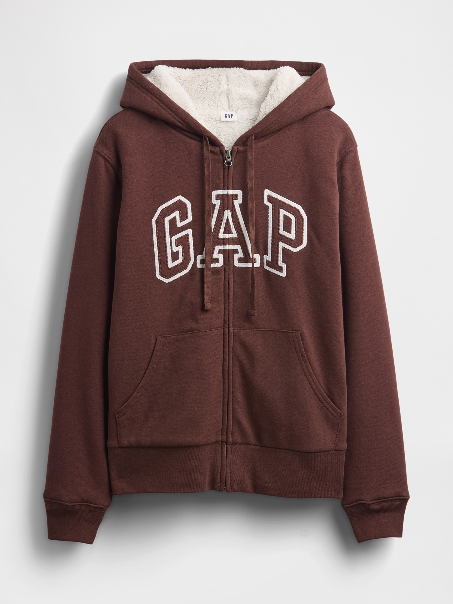 GAP Insulated Sweatshirt Logo Sherpa - Women's