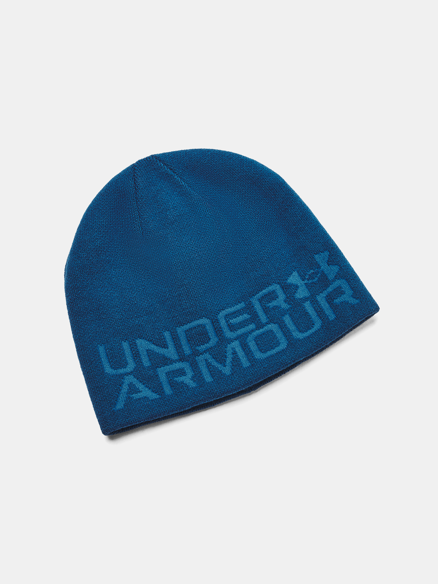 Under Armour Reversible Halftime Beanie - BLU - Boys