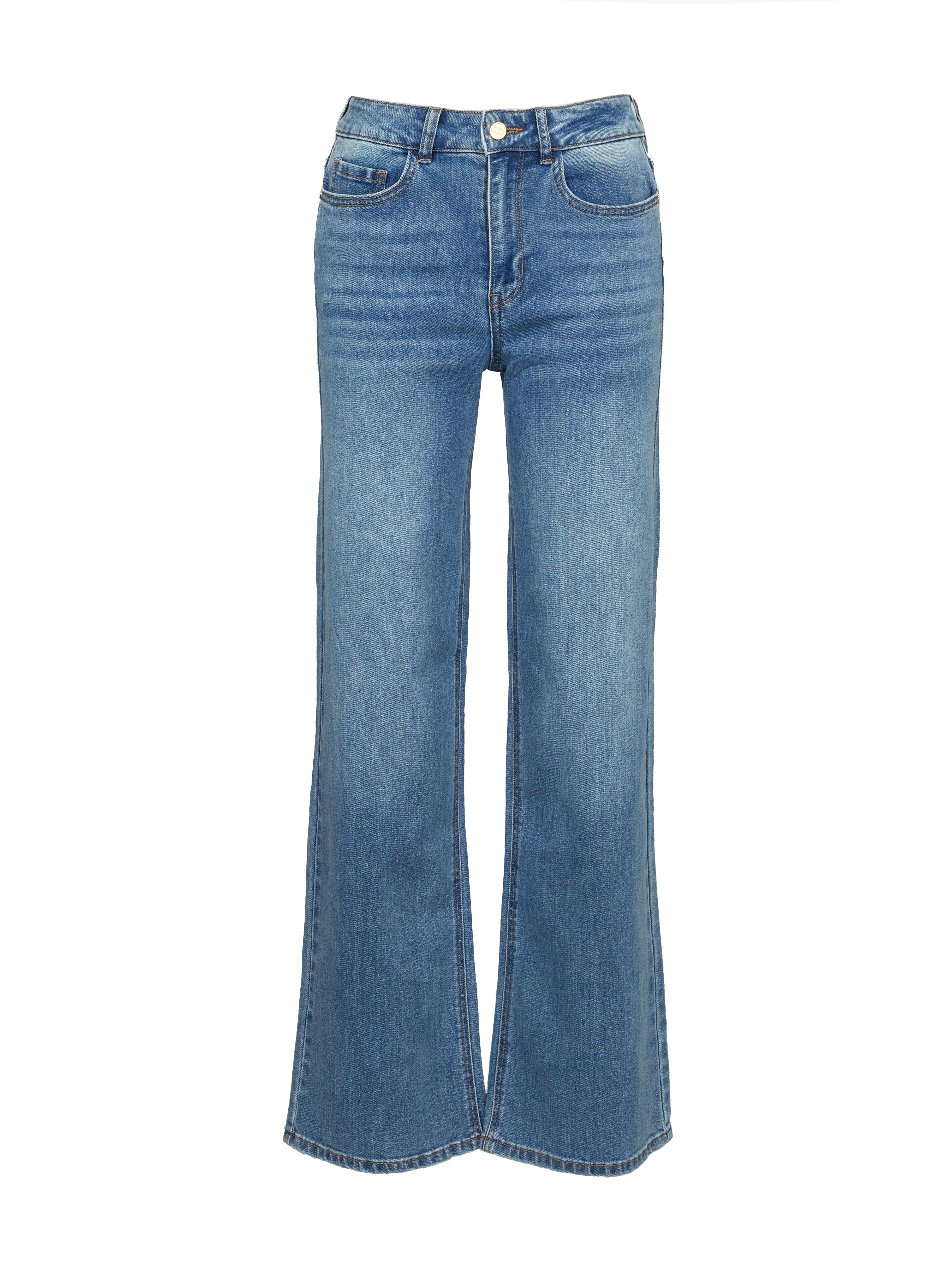 Blue women&#039;s wide leg jeans ORSAY - Women